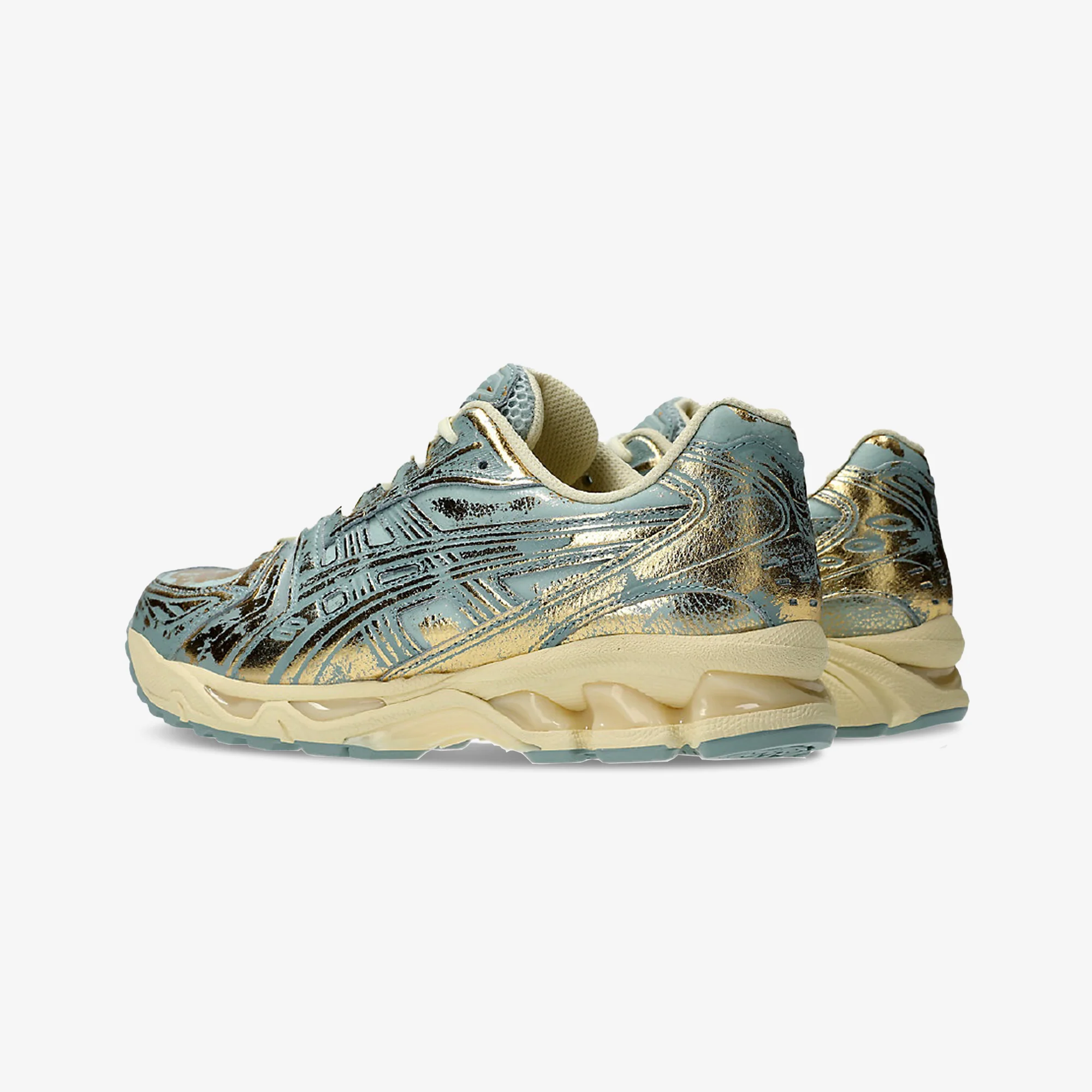 ASICS | GEL KAYANO 14 { PURE GOLD/COLD MOSS - Image 5