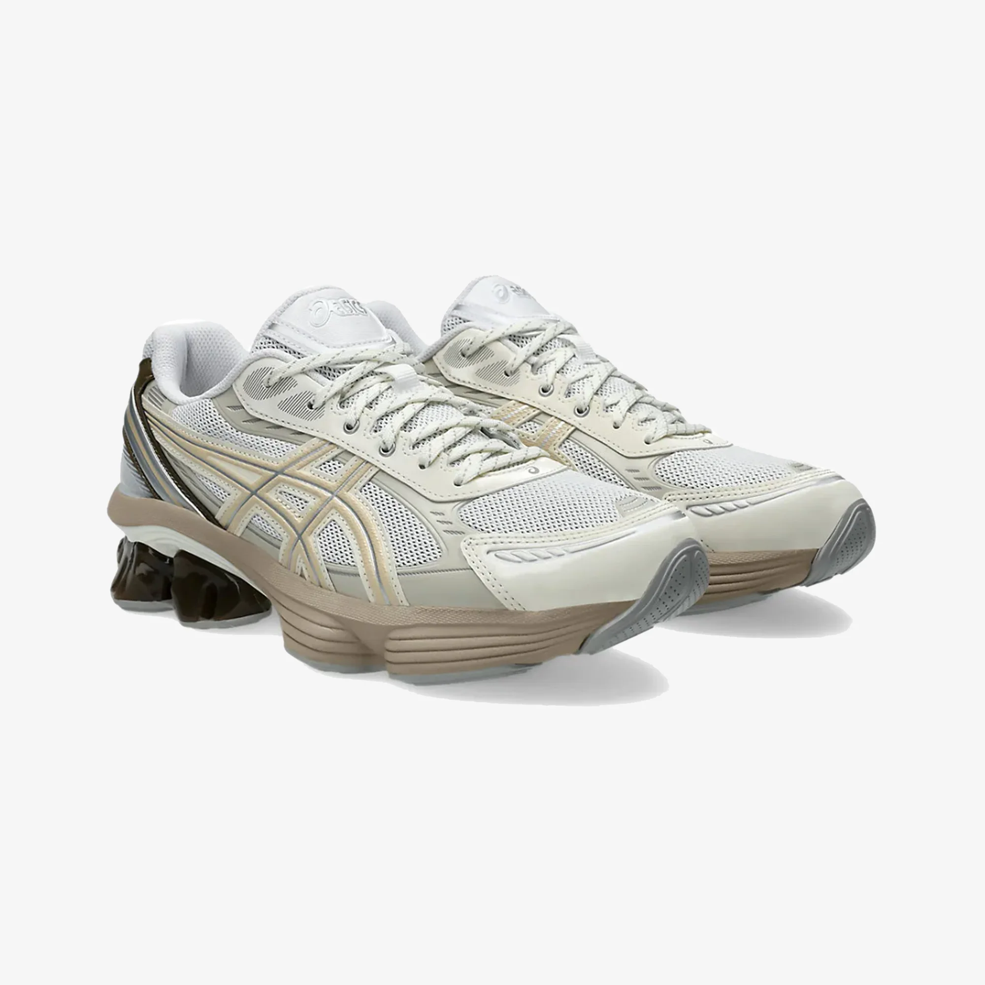 ASICS | GEL-KINETIC FLUENT { WHITE/MARZIPAN - Image 3