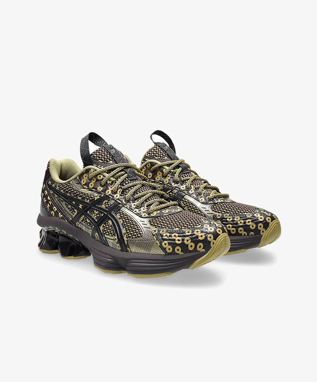ASICS | US7-S GEL-KINETIC FLUENT { BENIIMO PURPLE/LEMONGRASS - Image 3