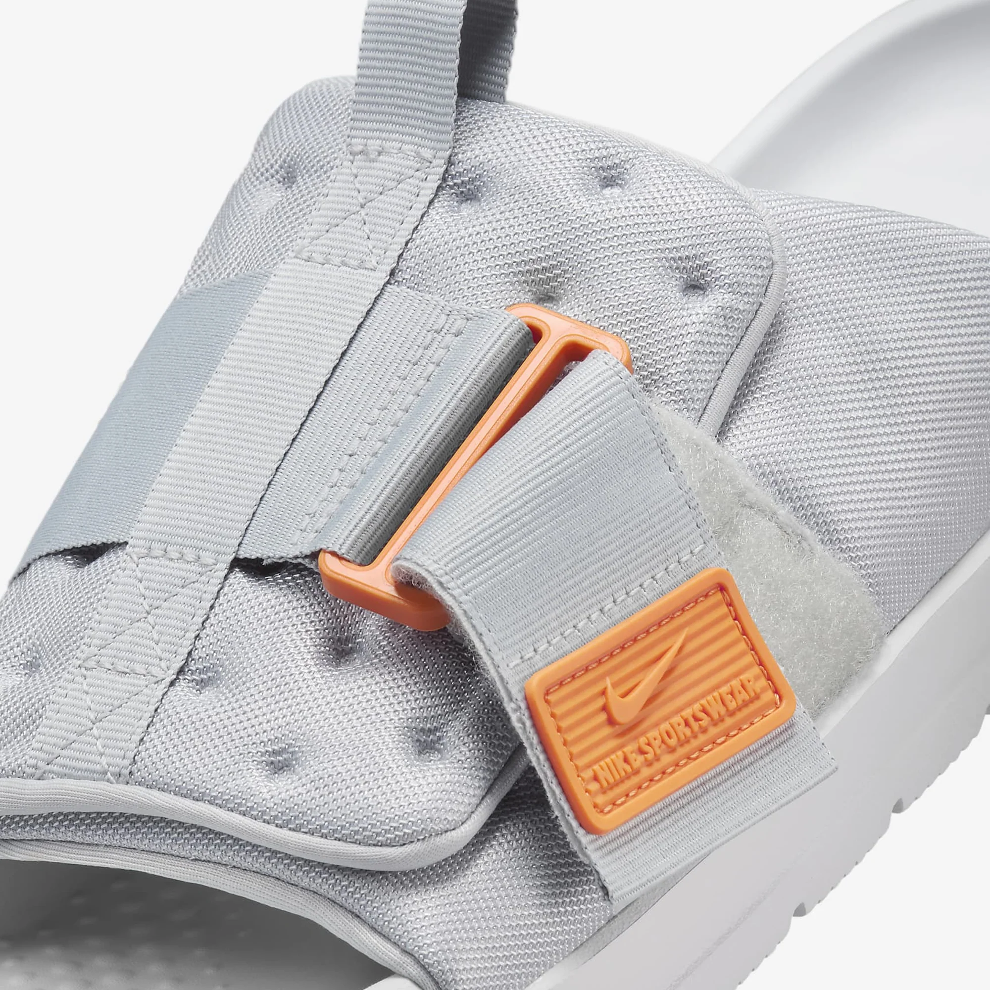 Nike | ASUNA 3 { LT SMOKE GREY/BRIGHT MANDARIN - Image 3