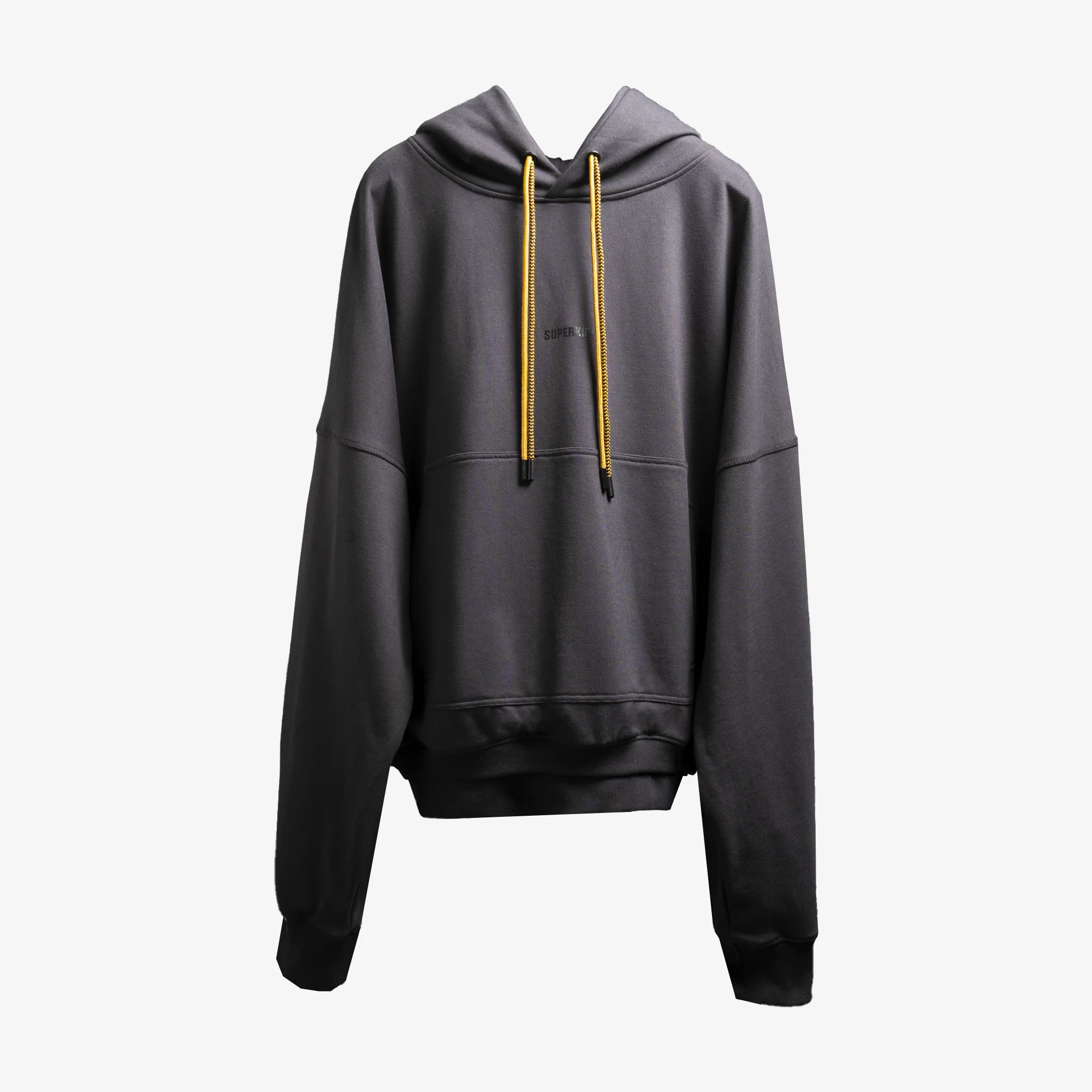 Superkicks | BASIC HOODIE { ASPHALT - Image 3