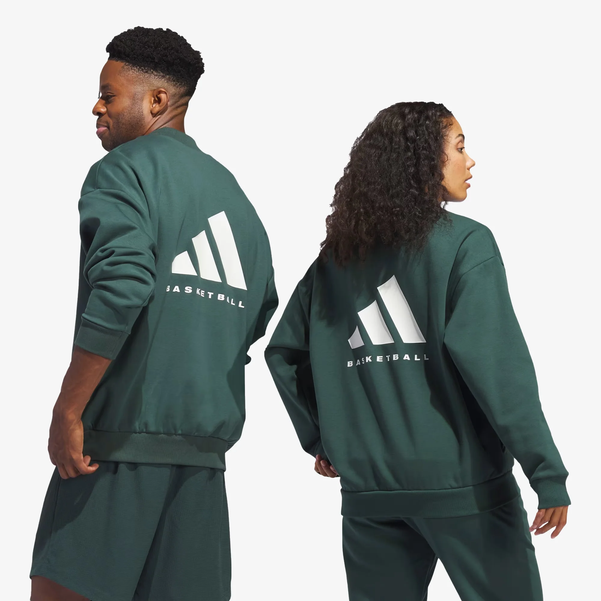 Adidas Originals | BASKETBALL CREW SWEATSHIRT { MINERAL GREEN - Image 5