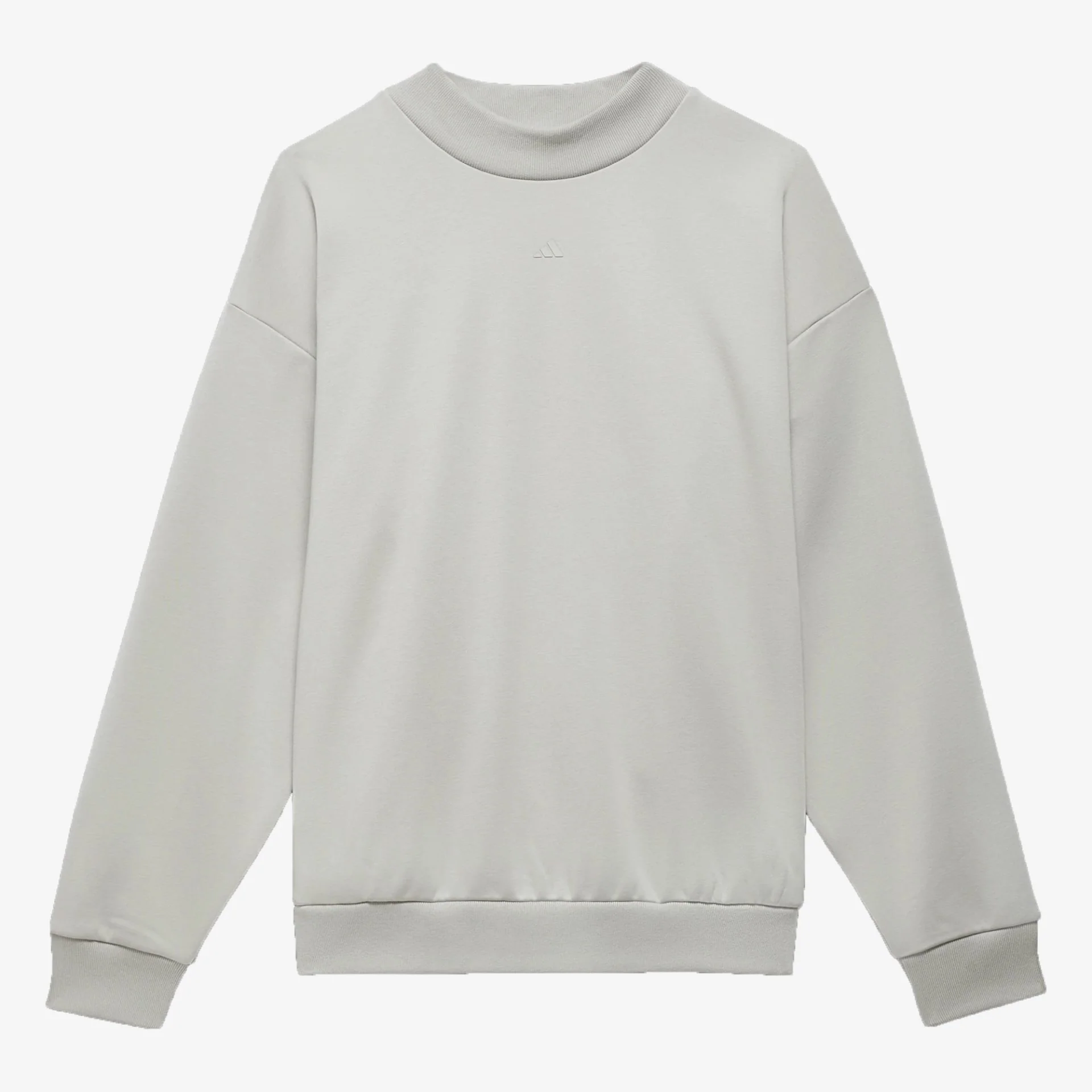 Adidas | BASKETBALL CREW SWEATSHIRT { METAL GREY