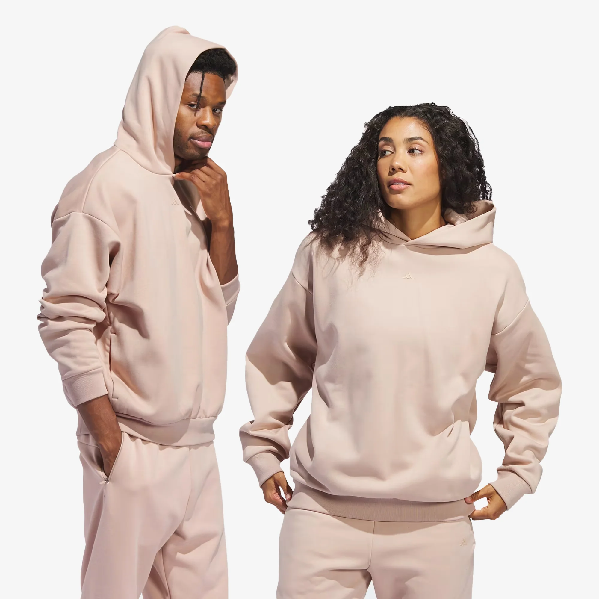 Adidas Originals | BASKETBALL HOODIE { ASH PEARL - Image 4