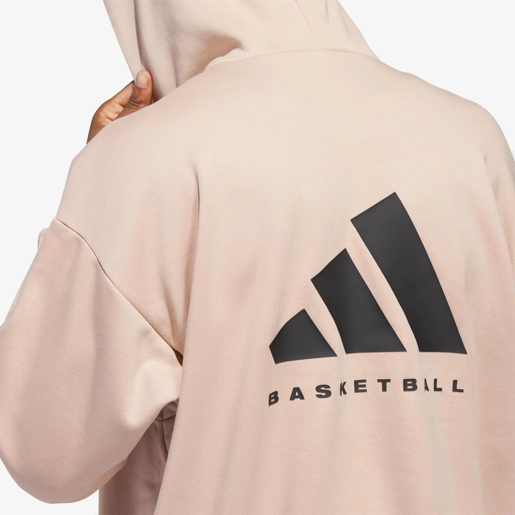Adidas Originals | BASKETBALL HOODIE { ASH PEARL - Image 8