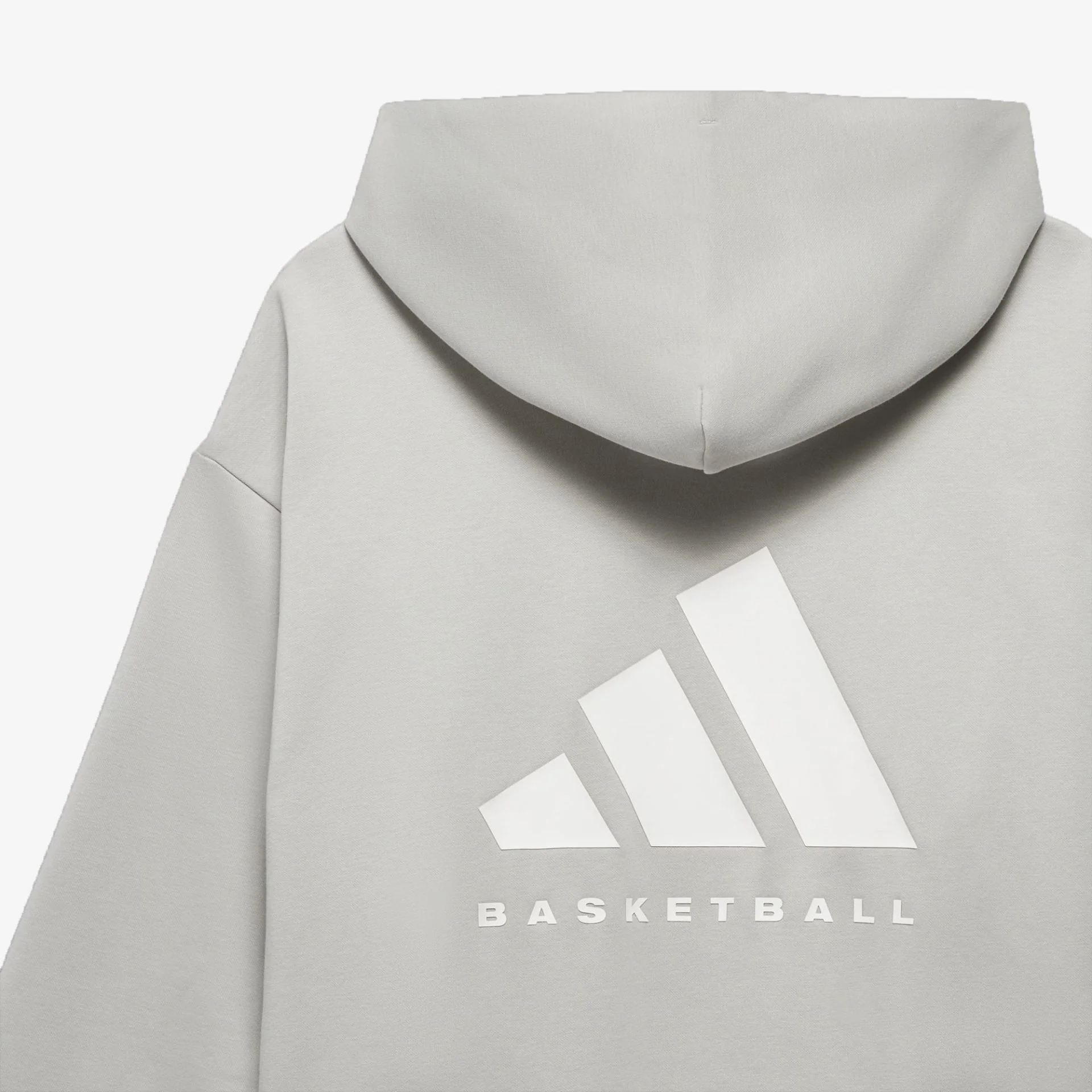 Adidas | BASKETBALL HOODIE { METAL GREY - Image 4