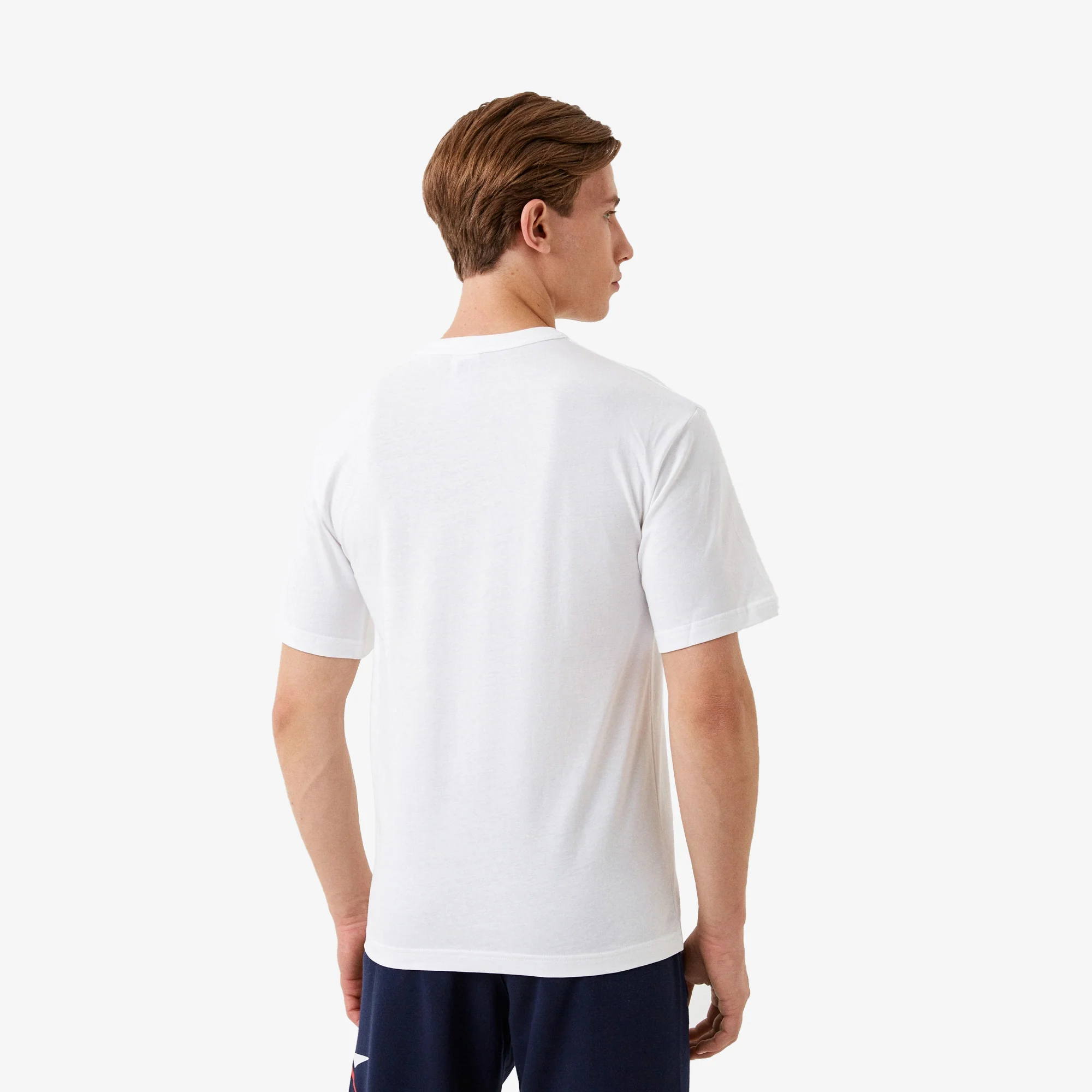 Reebok | BASKETBALL SHORT SLEEVE TEE { WHITE - Image 2