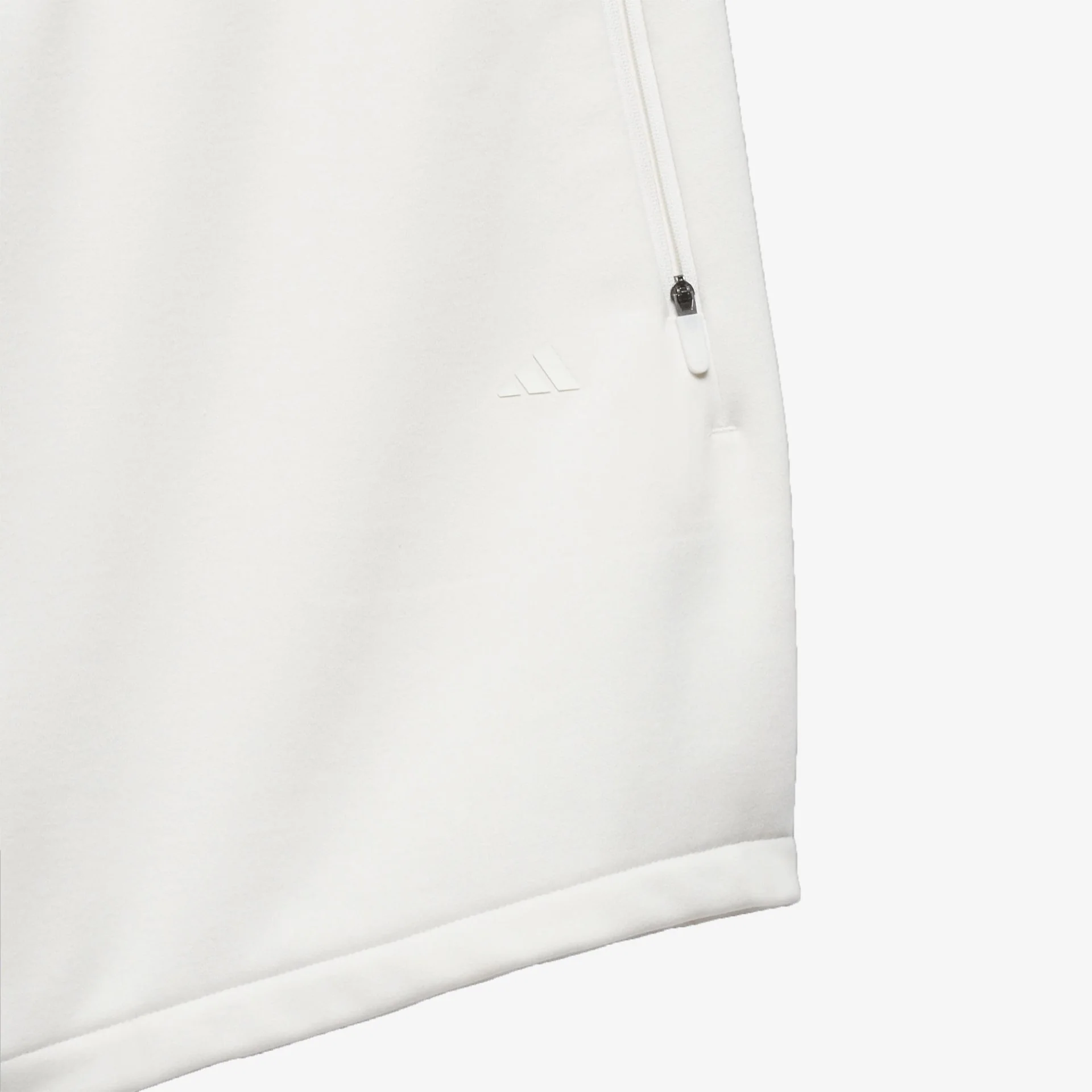 Adidas | BASKETBALL SHORTS { WHITE - Image 4