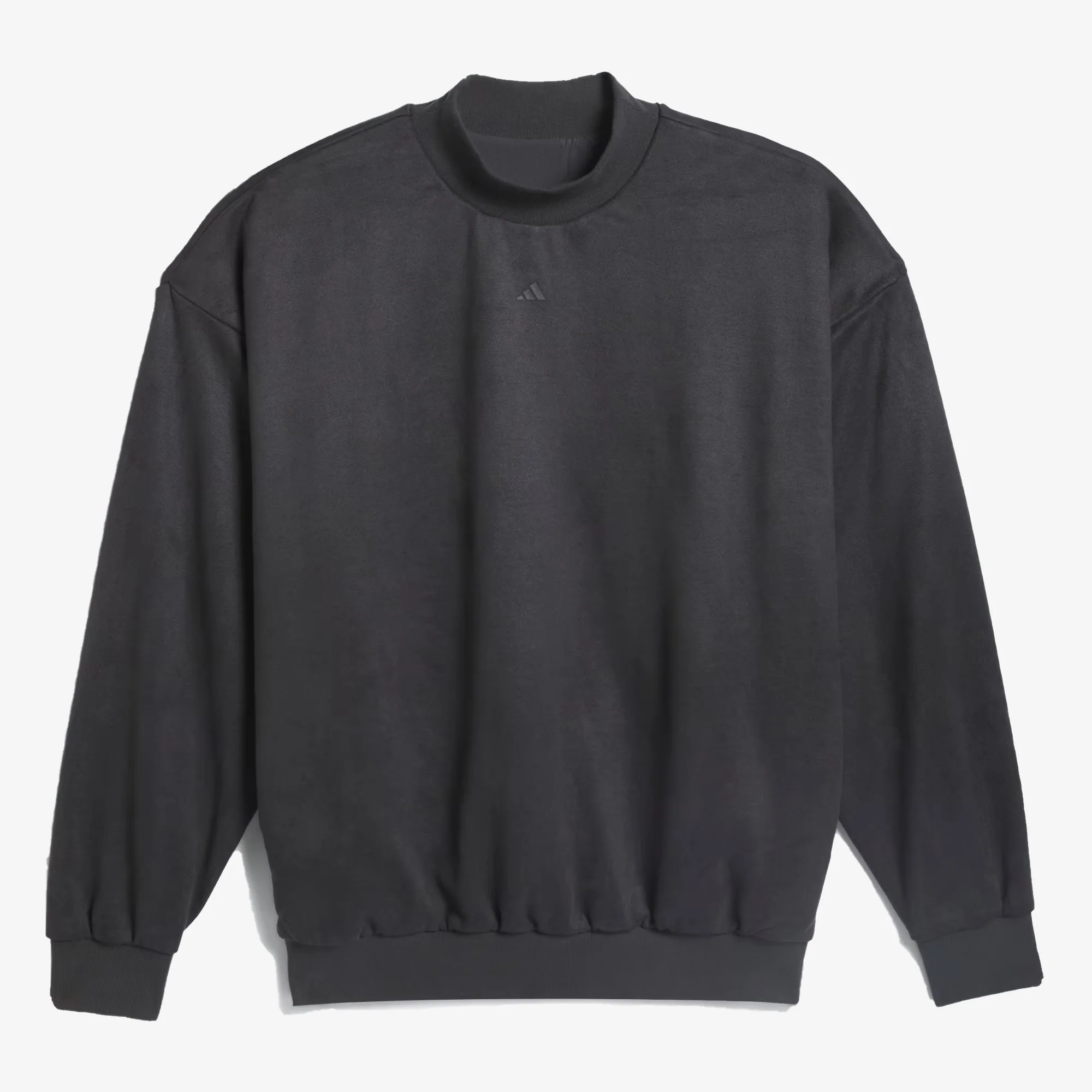 Adidas Originals | BASKETBALL SUEDED CREW SWEATSHIRT { CARBON
