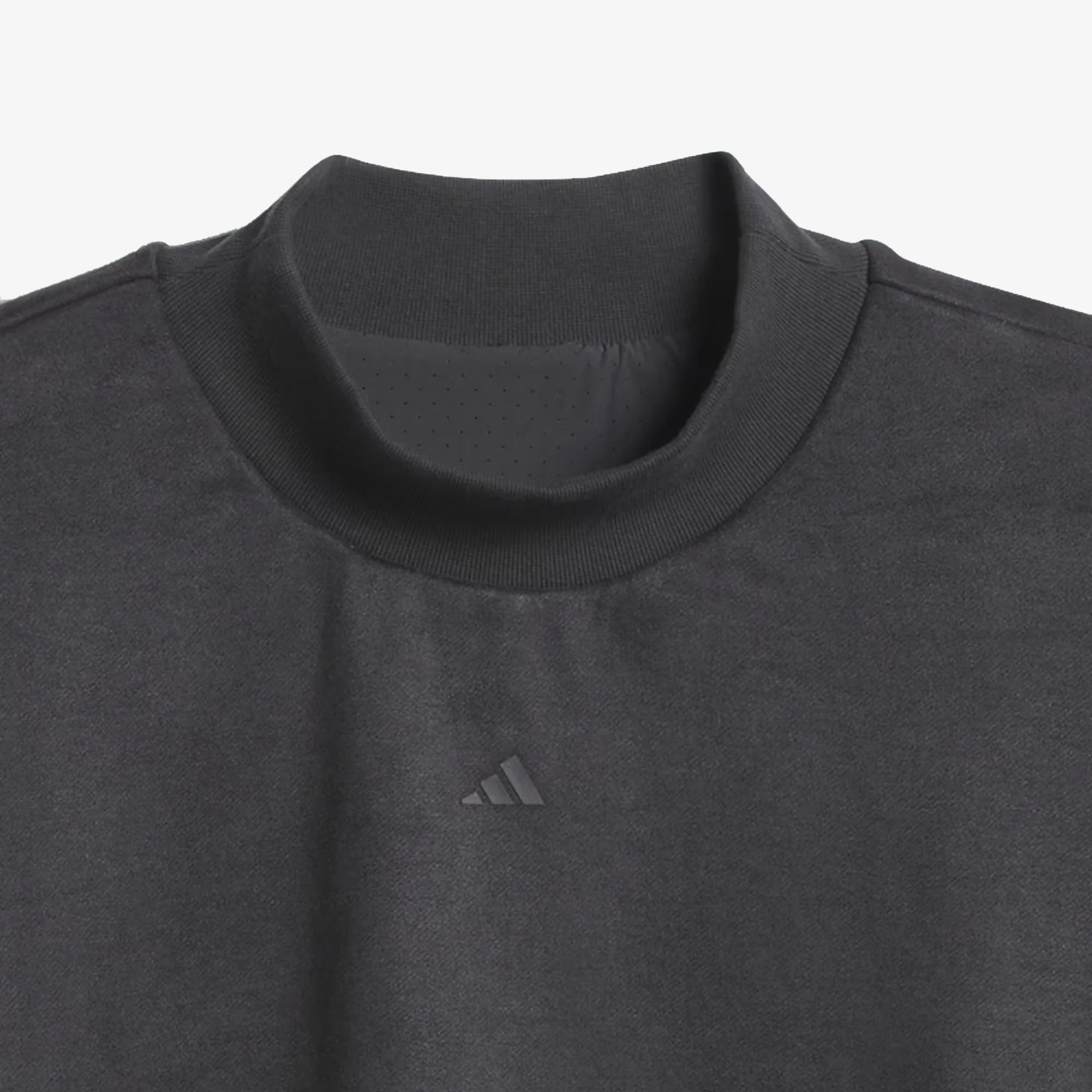 Adidas Originals | BASKETBALL SUEDED CREW SWEATSHIRT { CARBON - Image 6