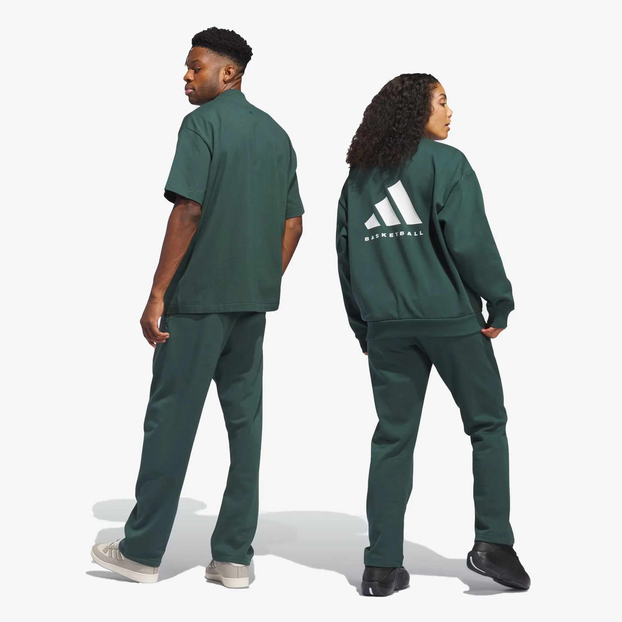 Adidas Originals | BASKETBALL SWEATPANTS { MINERAL GREEN - Image 5