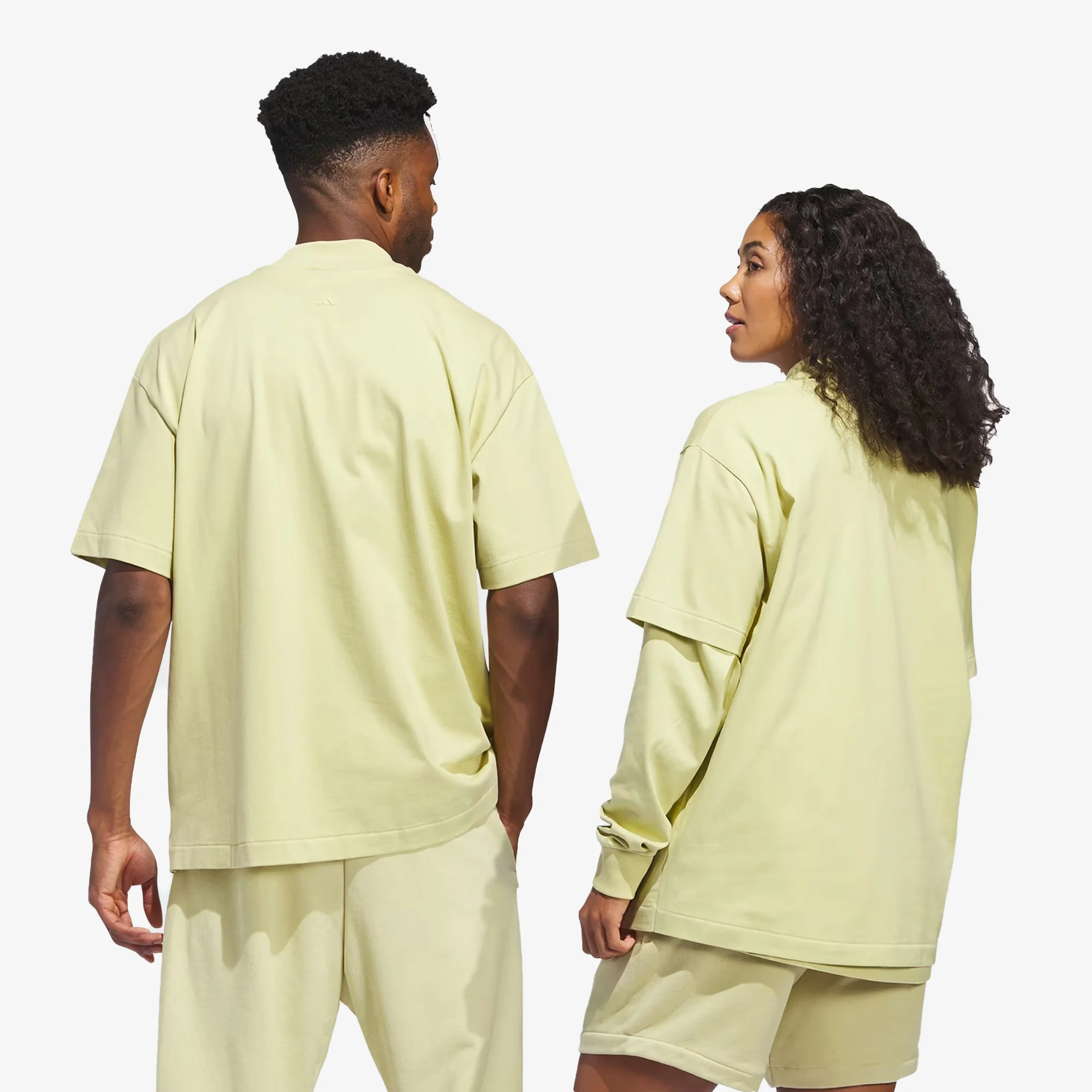 Adidas | BASKETBALL TEE { HALO GOLD/HALO GOLD - Image 5