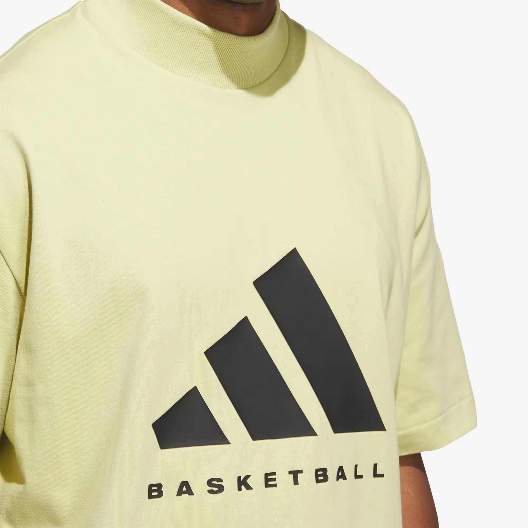 Adidas | BASKETBALL TEE { HALO GOLD/HALO GOLD - Image 6