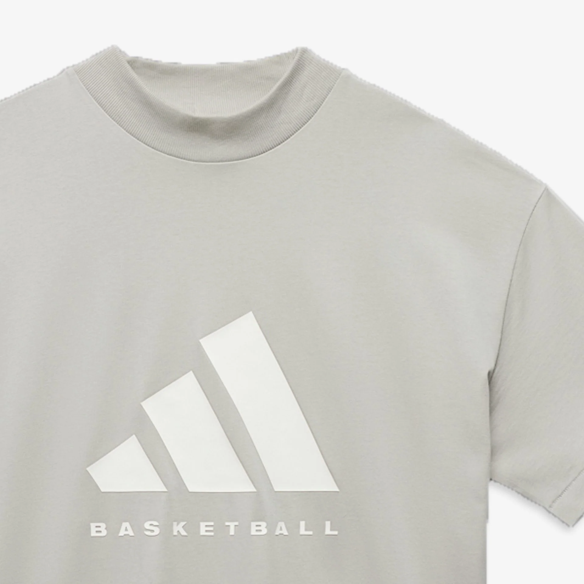 Adidas | BASKETBALL TEE { METAL GREY - Image 2