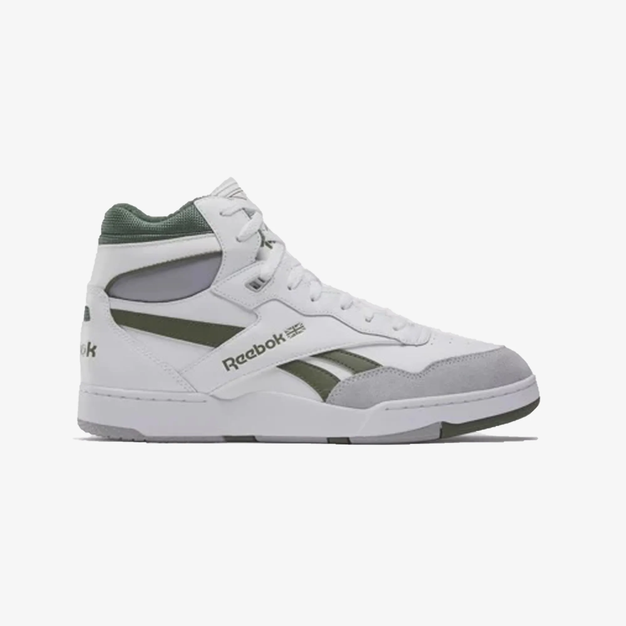 Reebok | BB 4000 II MID { WHITE/COLD GREY 3/GREEN