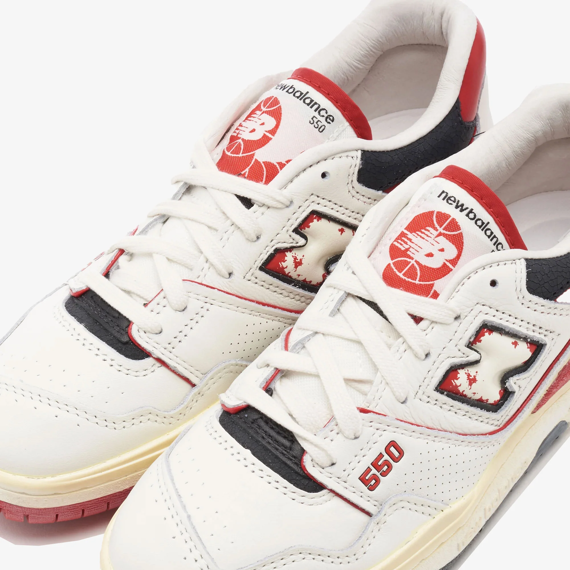 New Balance | BB550 VGA { RED/WHITE - Image 4