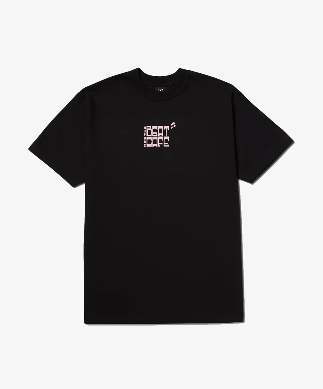 HUF | BEAT CAFE T-SHIRT { BLACK