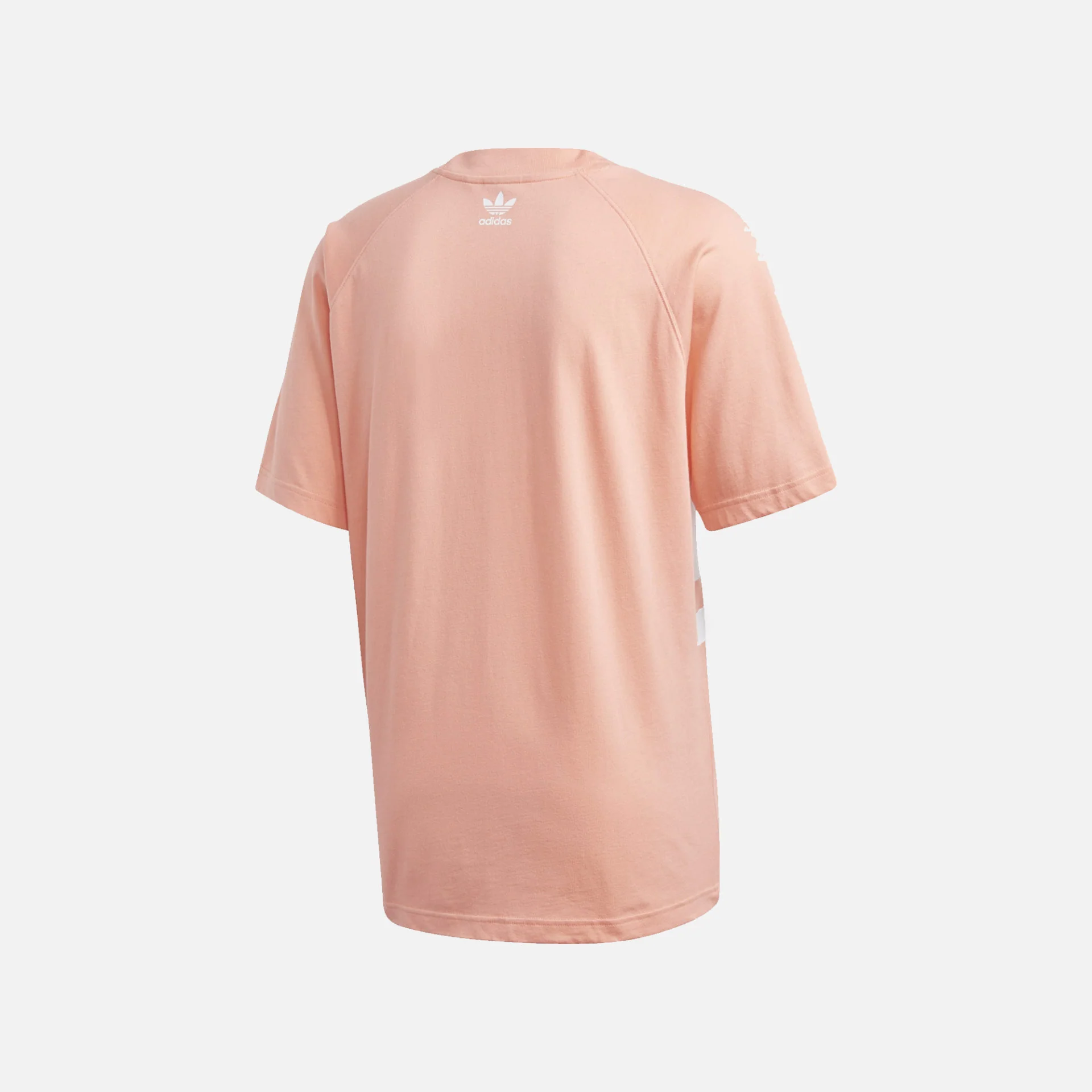 Adidas Originals | BIG TREFOIL BOXY TEE CHALK CORAL - Image 2
