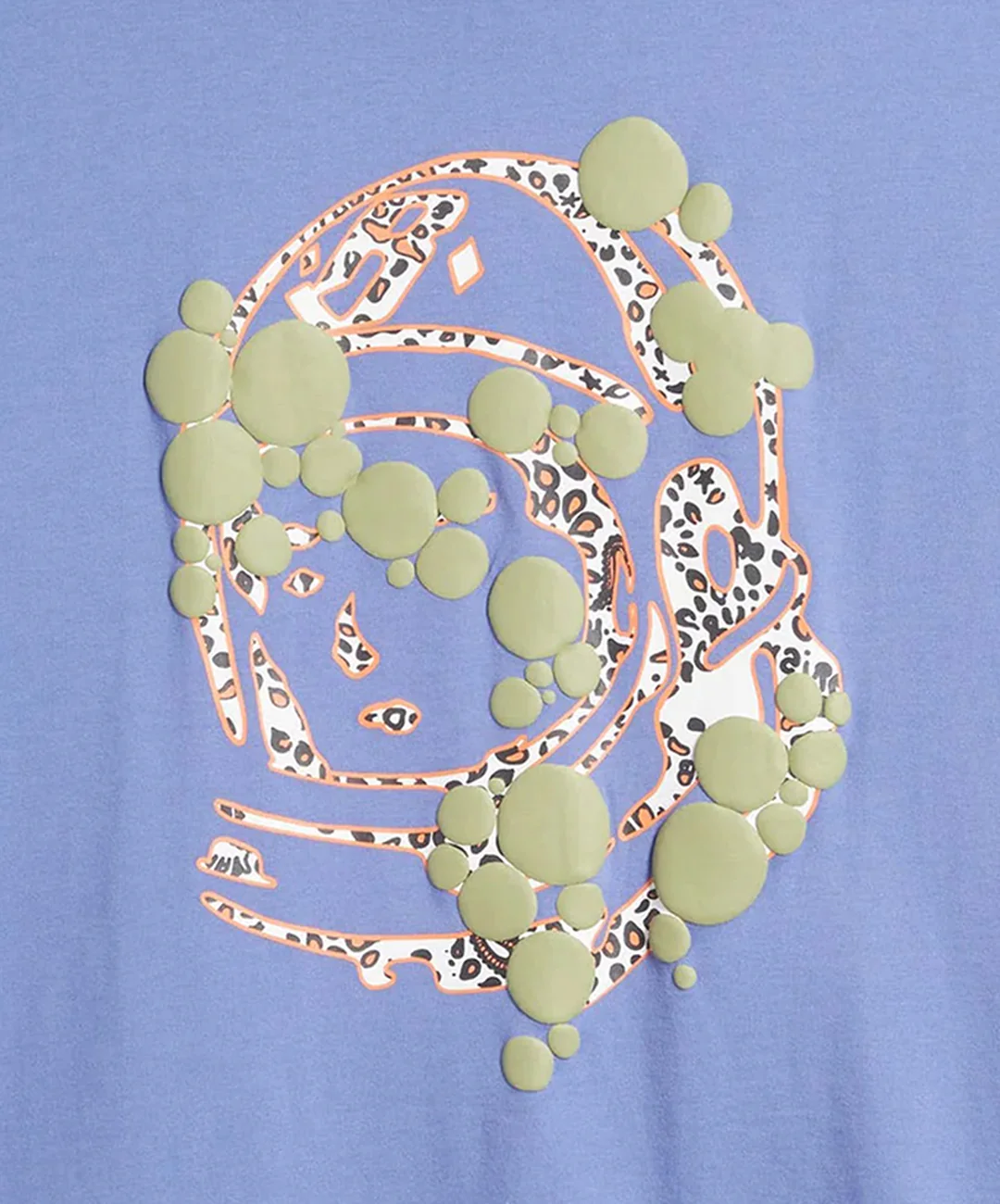 BILLIONAIRE BOYS CLUB | BB HELMET SS TEE { BLEACHED DENIM - Image 3