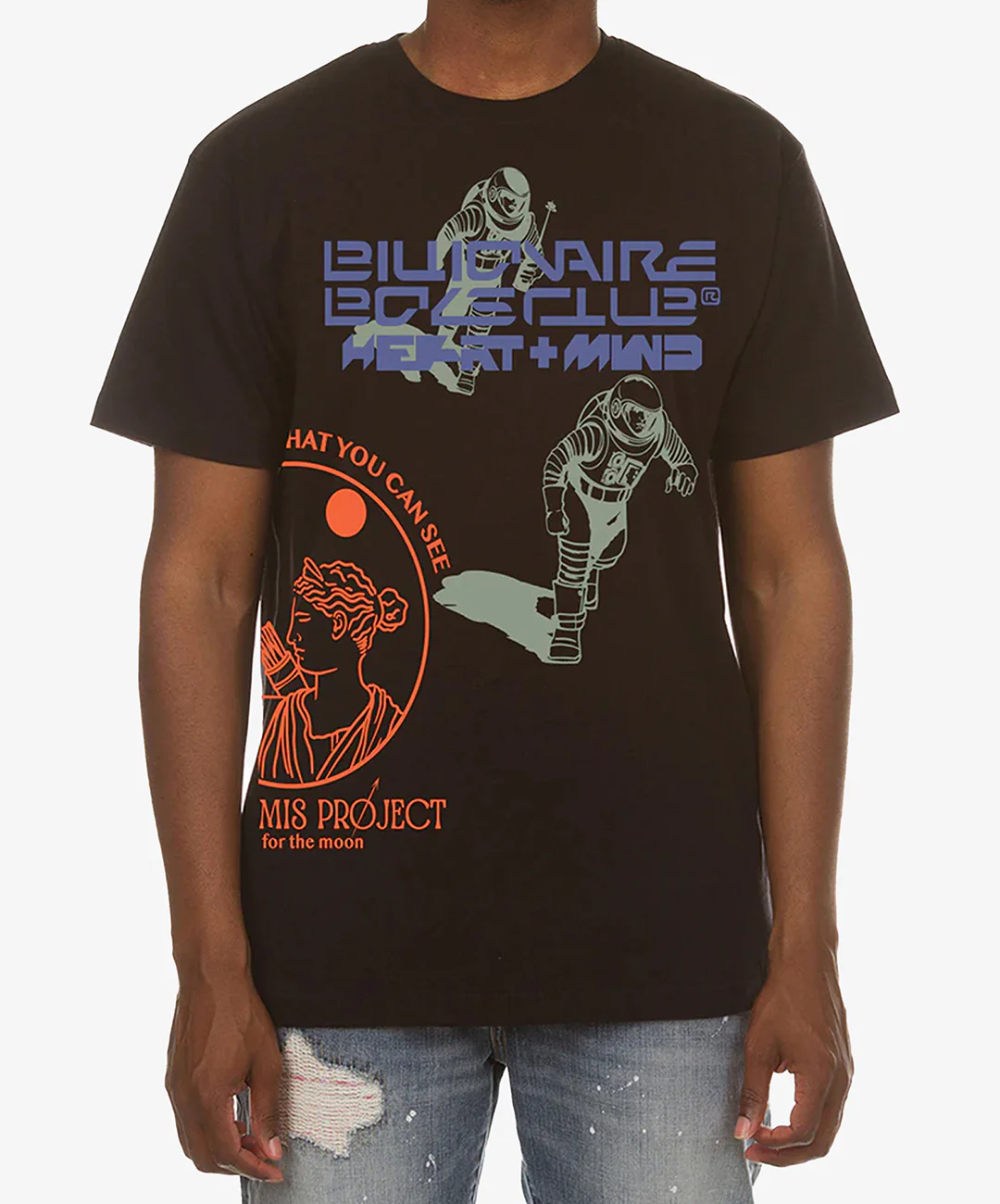 BILLIONAIRE BOYS CLUB | BB HUMAN SS TEE { BLACK