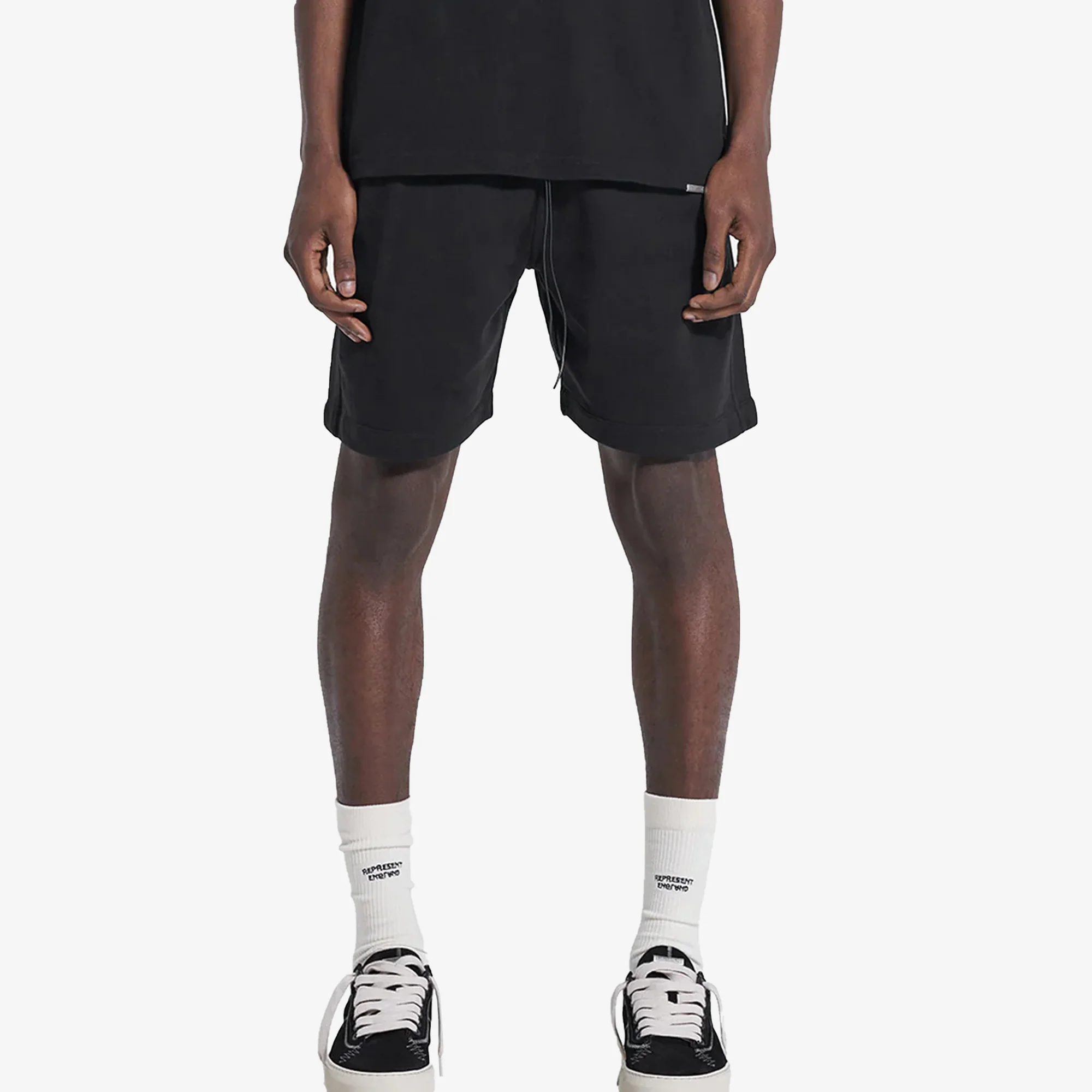 Represent | BLANK SHORTS { JET BLACK