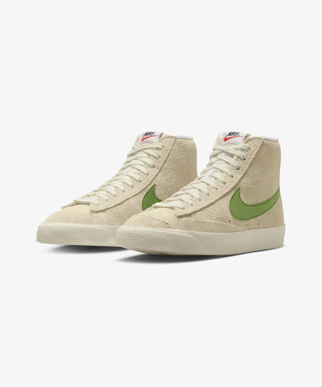 Nike | BLAZER MID '77 VINTAGE { MUSLIN/CHLOROPHYLL-COCONUT MILK-SAIL - Image 2