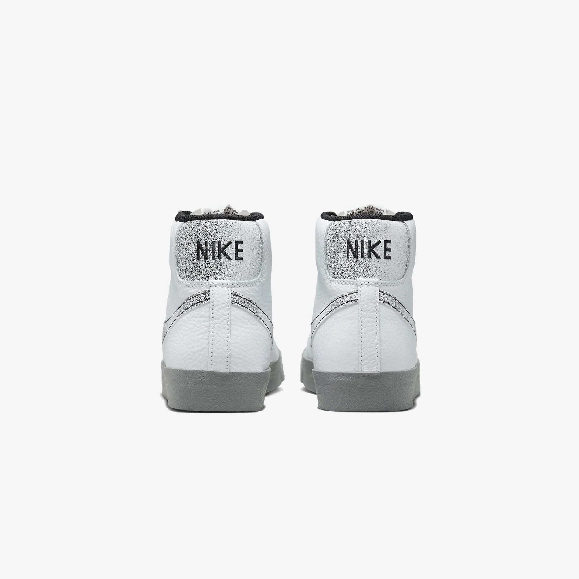 Nike | BLAZER MID '77 { WHITE/SMOKE GREY-BLACK-WHITE - Image 3