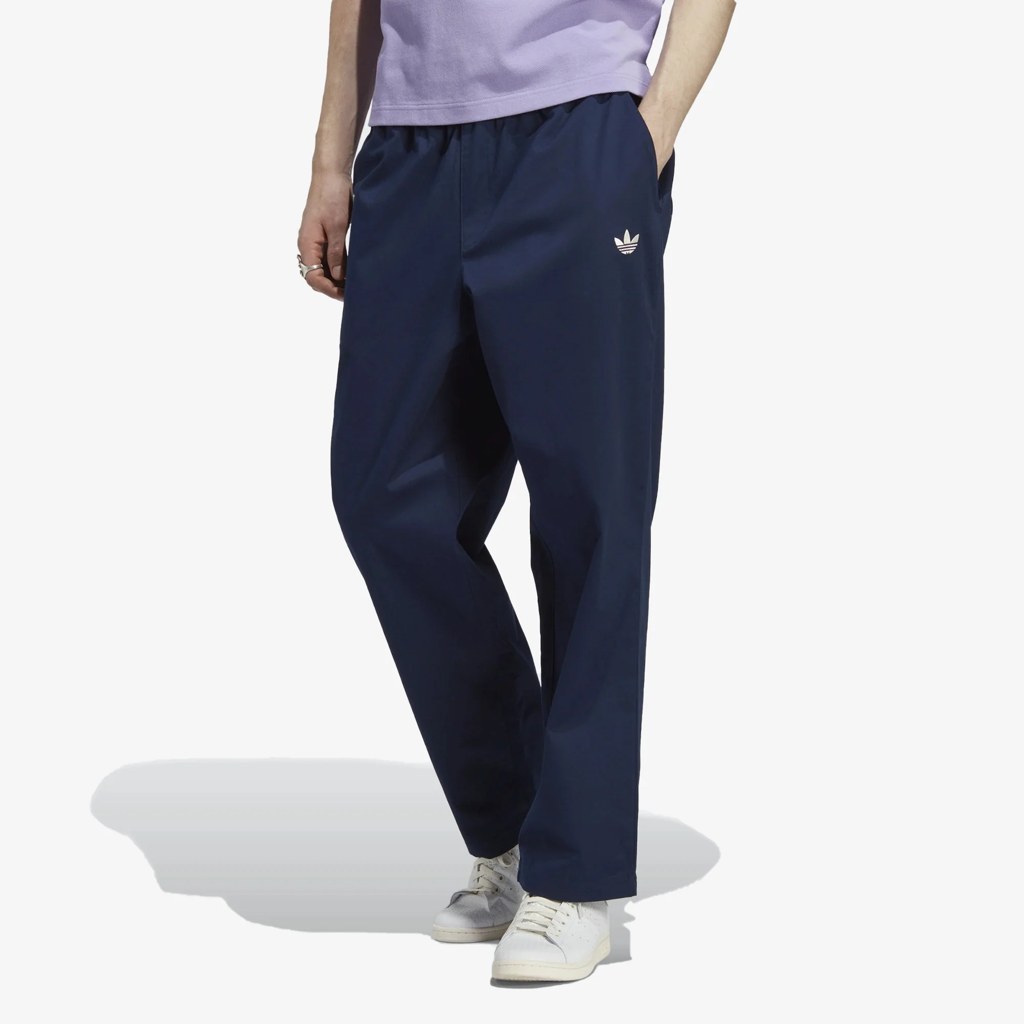 Adidas Originals | BLOKEPOP LOOSE CHINO PANTS { NIGHT INDIGO
