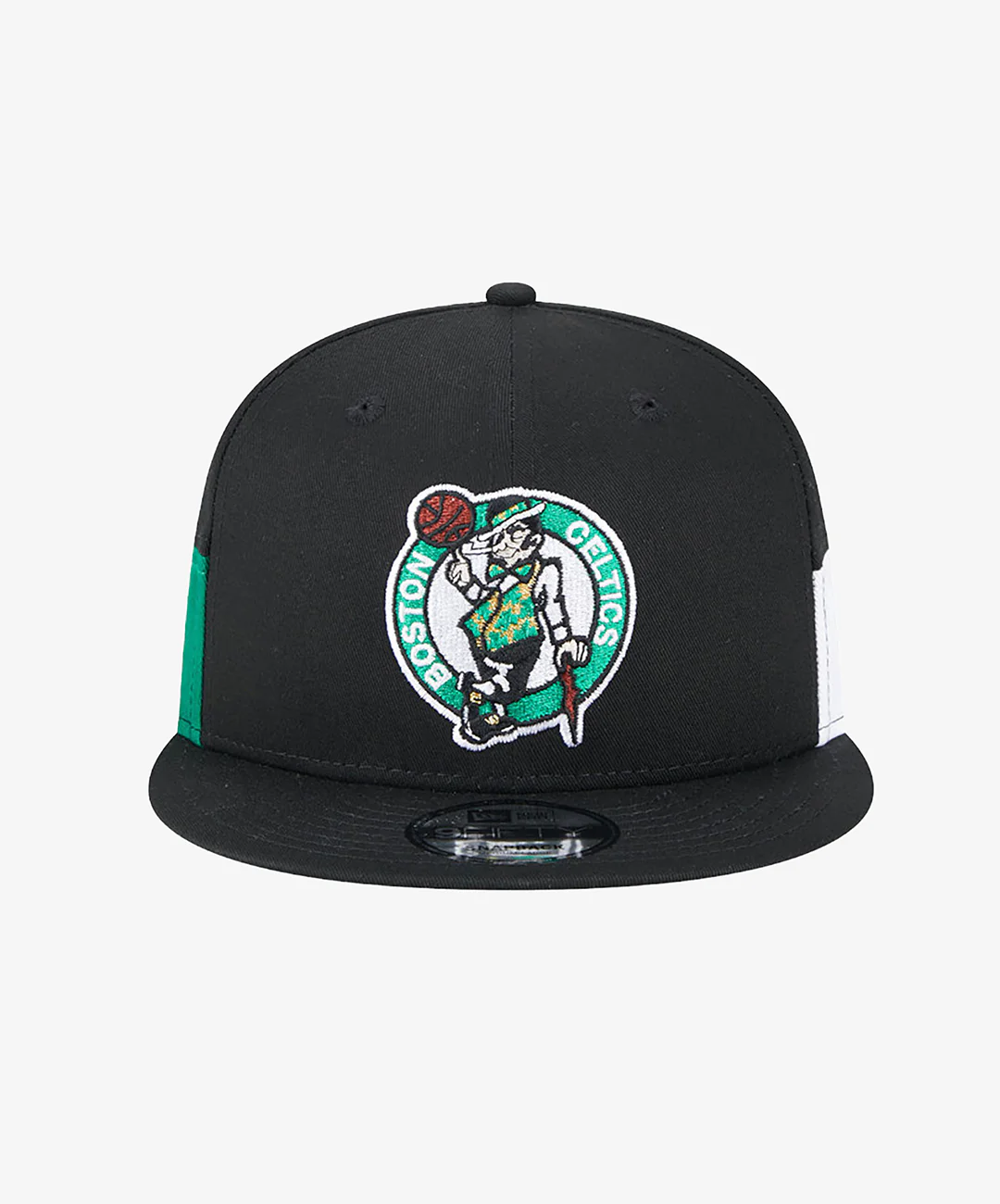 New Era | BOSTON CELTICS MULTI PATCH BLACK 9FIFTY SNAPBACK CAP  { BLACK