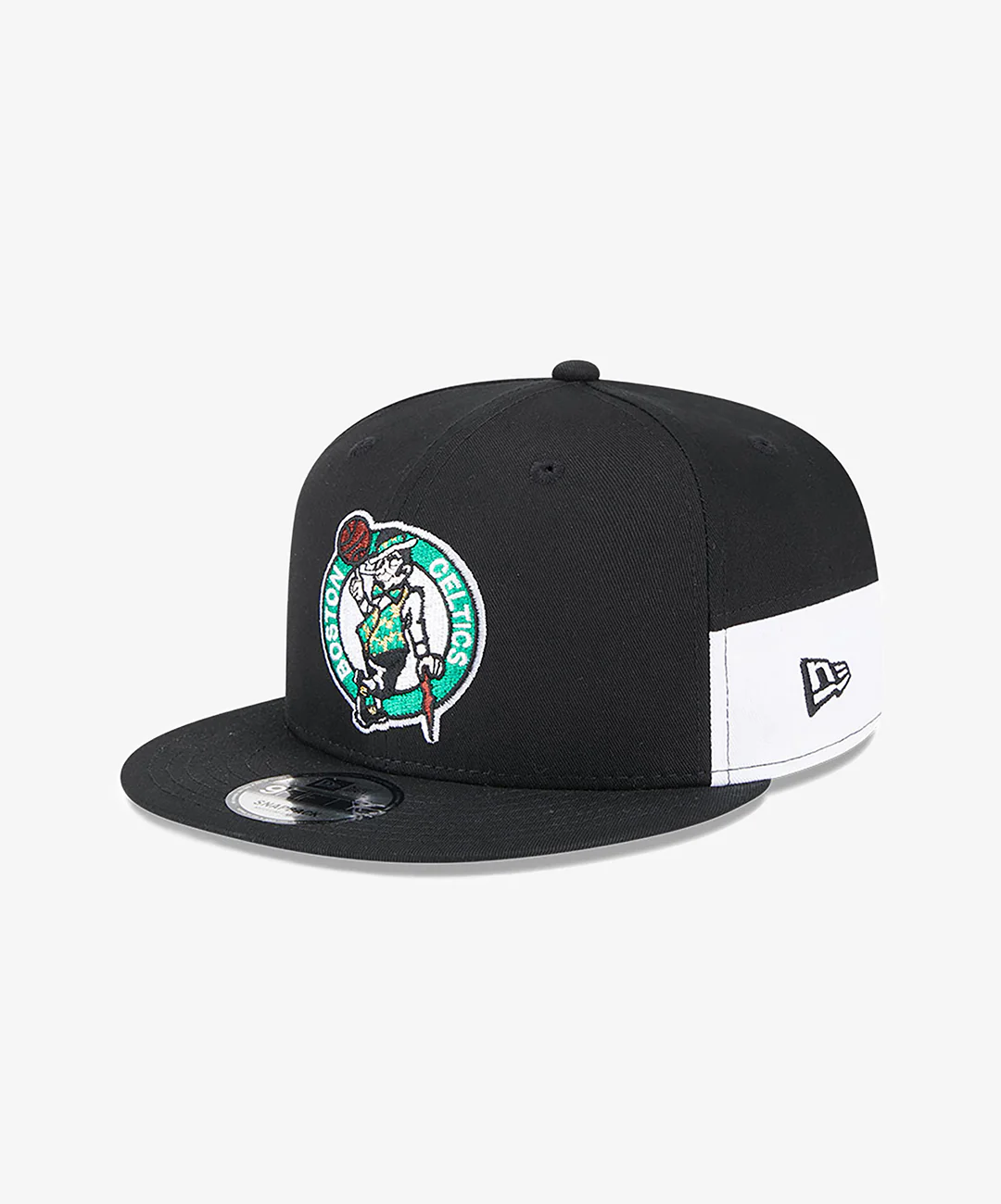 New Era | BOSTON CELTICS MULTI PATCH BLACK 9FIFTY SNAPBACK CAP  { BLACK - Image 3