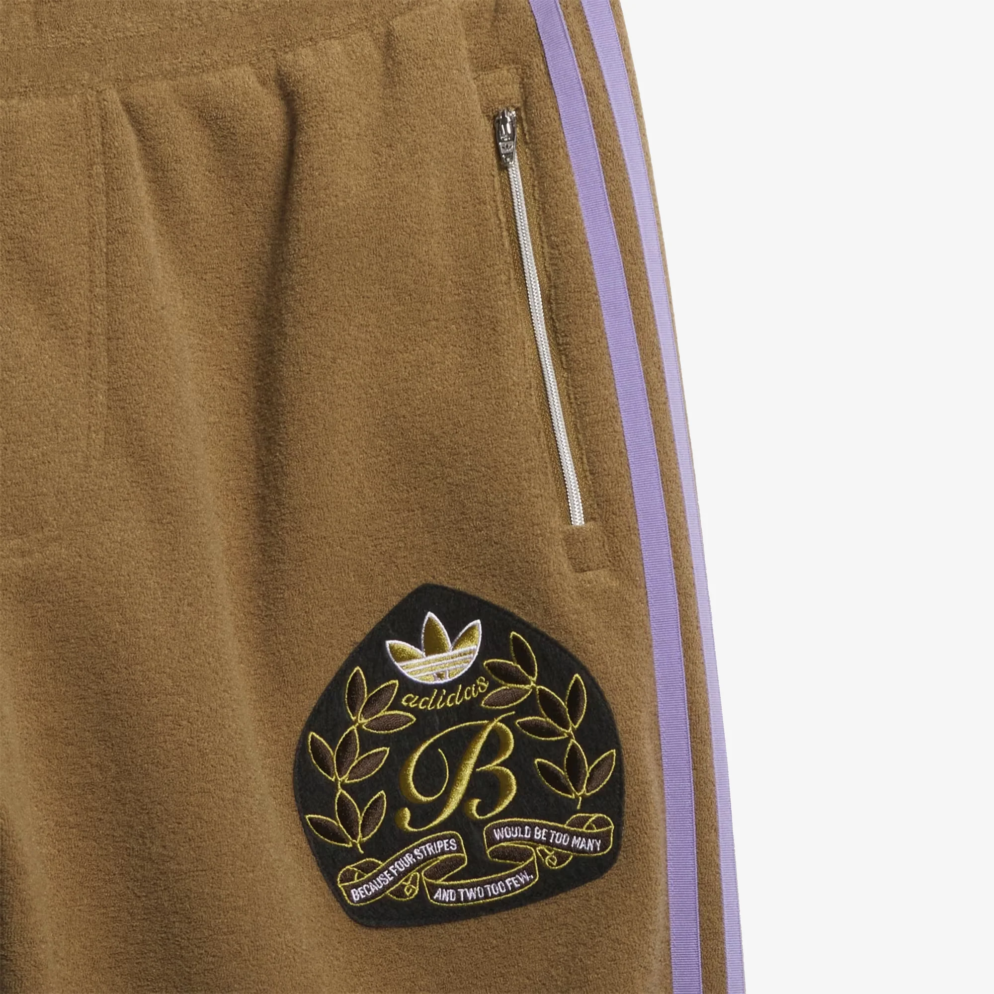 Adidas Originals | BOUCLE TRACKPANT  { EARTH/MAGIC LILAC - Image 3