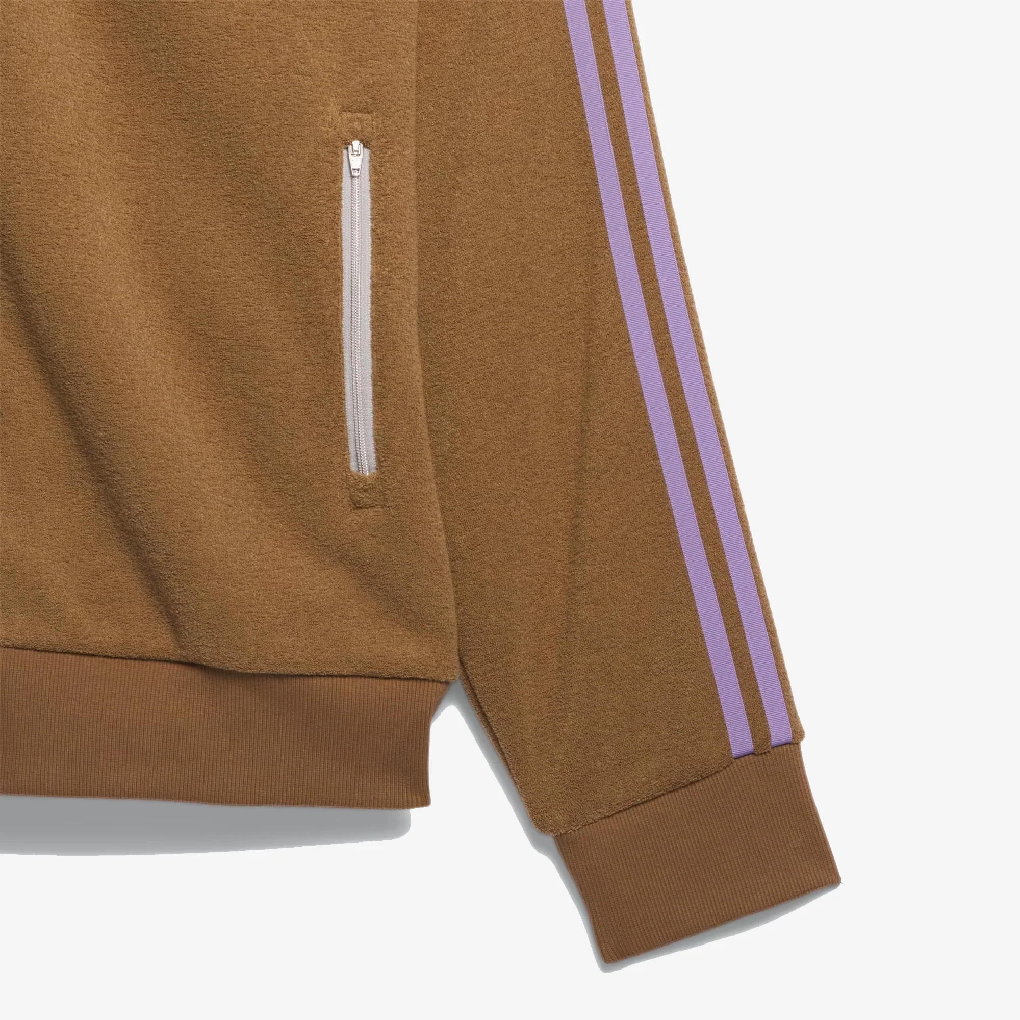 Adidas Originals | BOUCLE TRACKTOP { EARTH/ MAGIC LILAC - Image 4