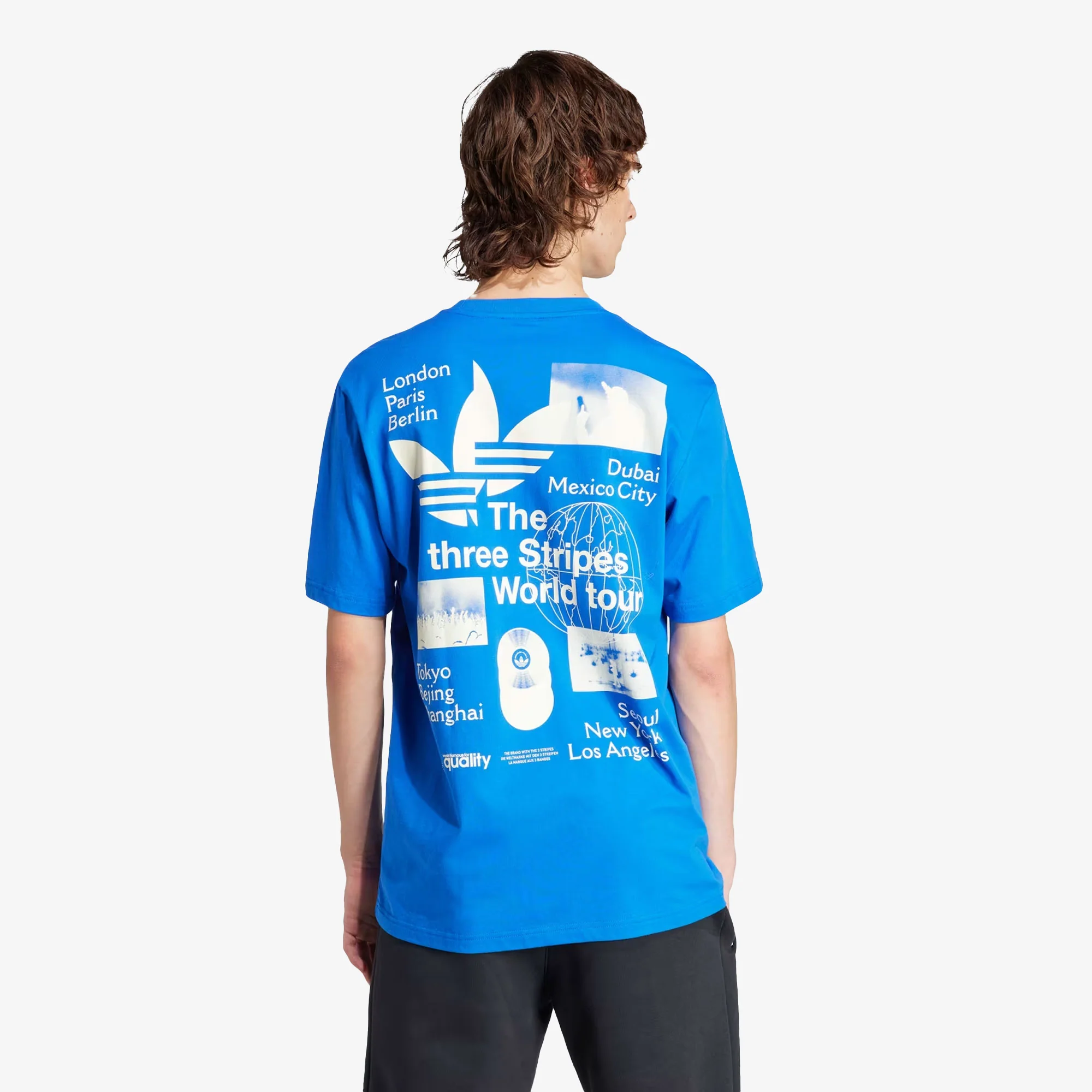Adidas Originals | BT SHORT SLEEVE TEE  { BLUE - Image 2