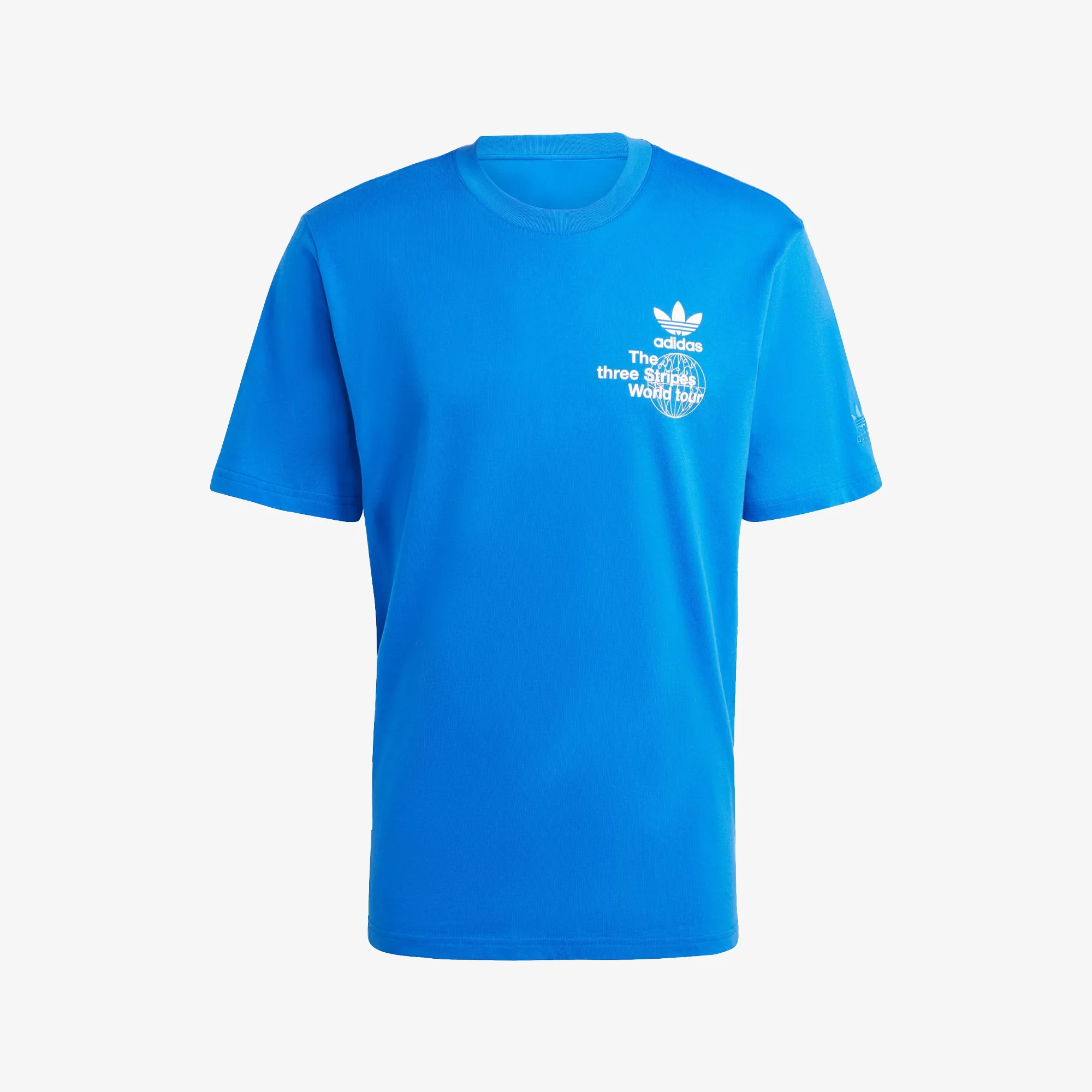 Adidas Originals | BT SHORT SLEEVE TEE  { BLUE - Image 3