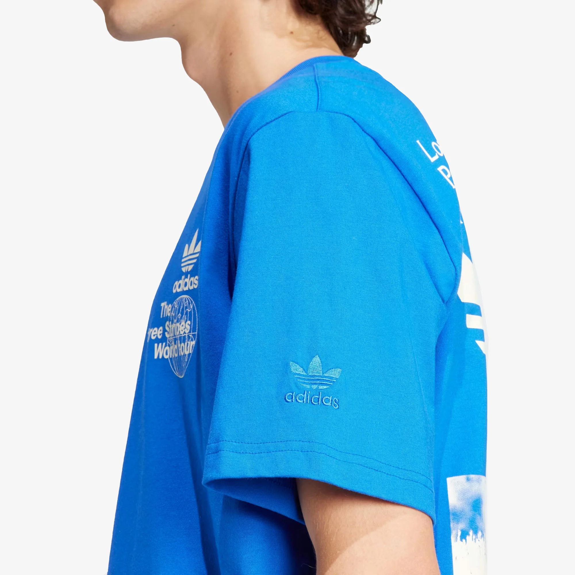 Adidas Originals | BT SHORT SLEEVE TEE  { BLUE - Image 5
