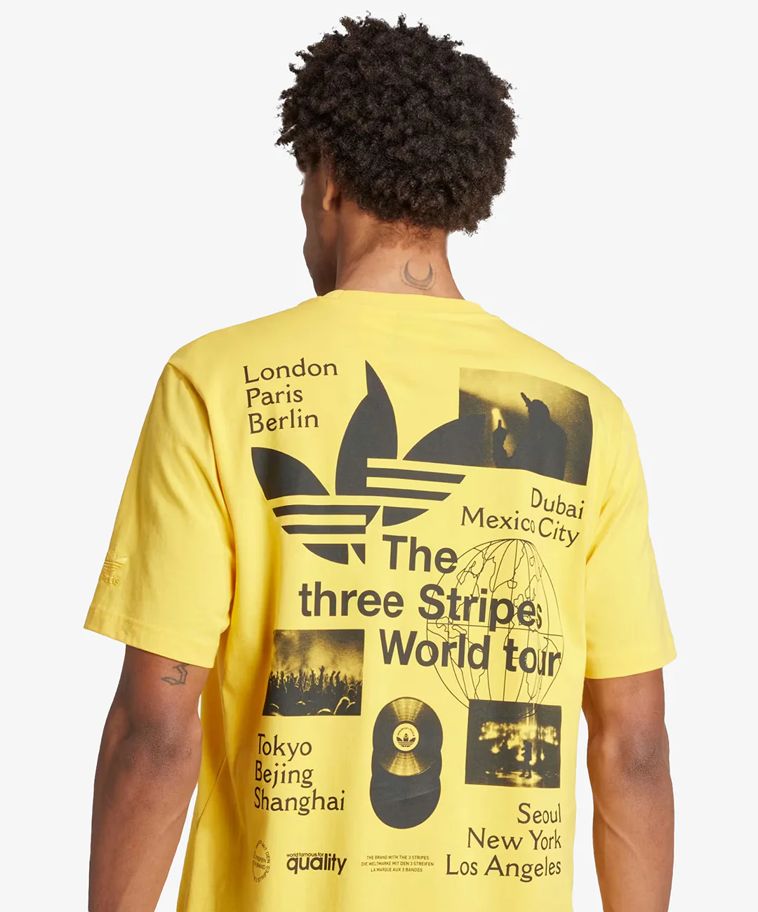 Adidas Originals | BT SHORT SLEEVE TEE { BOLD GOLD - Image 4