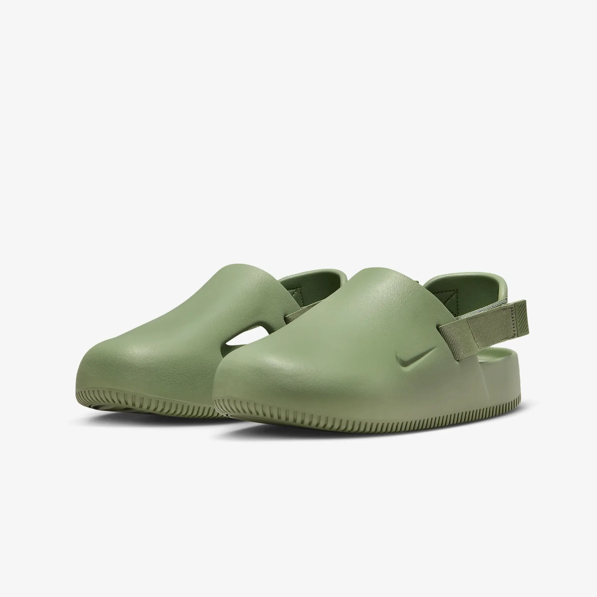 Nike | CALM MULES { OIL GREEN/OIL GREEN - Image 2