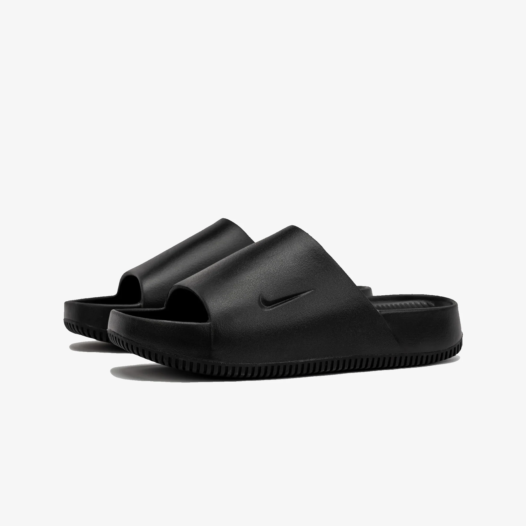 Nike | CALM SLIDES { BLACK/BLACK - Image 2