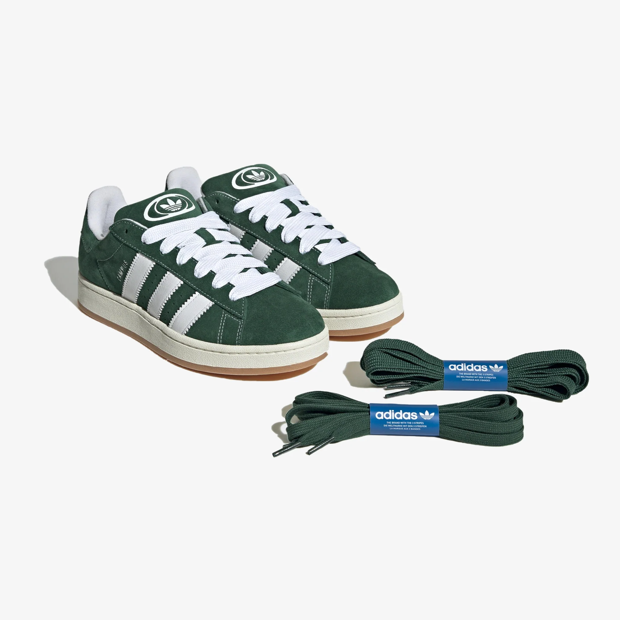 Adidas Originals | CAMPUS 00S { DARK GREEN/WHITE - Image 2