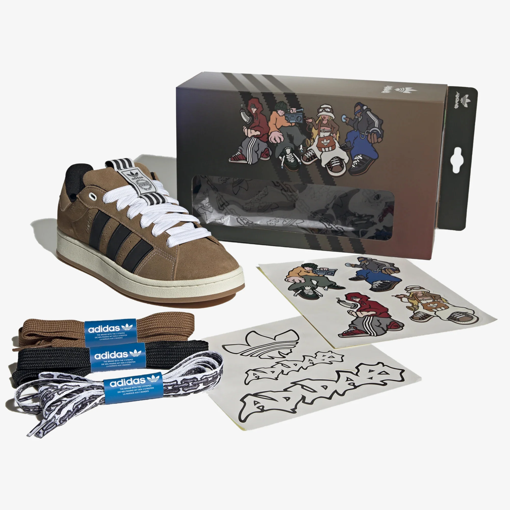 Adidas Originals | CAMPUS 00S YNUK { BROWN DESERT/CORE BLACK - Image 4