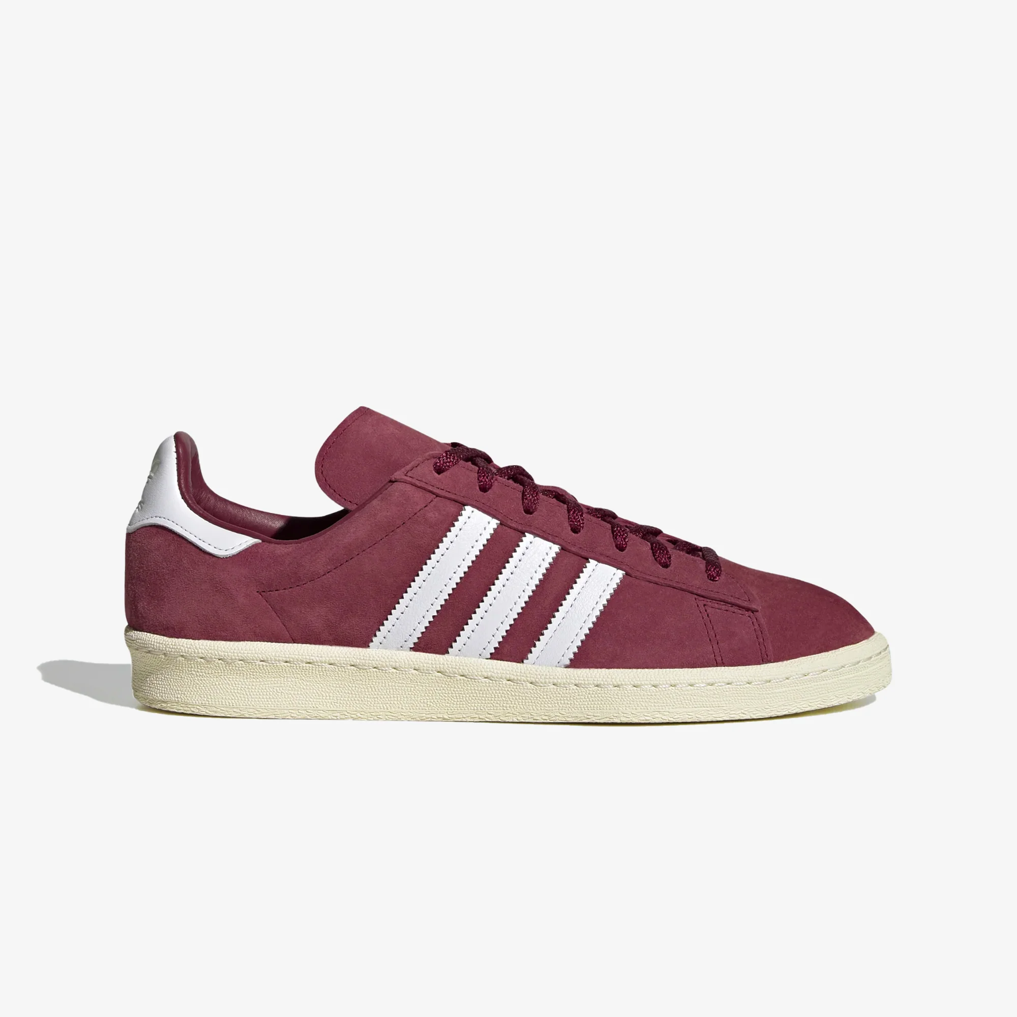 Adidas Originals | CAMPUS 80S { BURGUNDY/WHITE