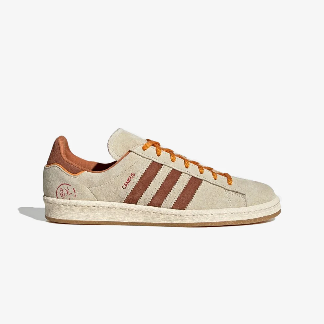 Adidas Originals | CAMPUS 80S { CREAM WHITE/AUBURN