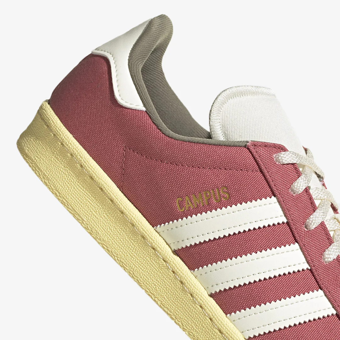 Adidas Originals | CAMPUS 80S  { WONDER RED/OFF WHITE - Image 4