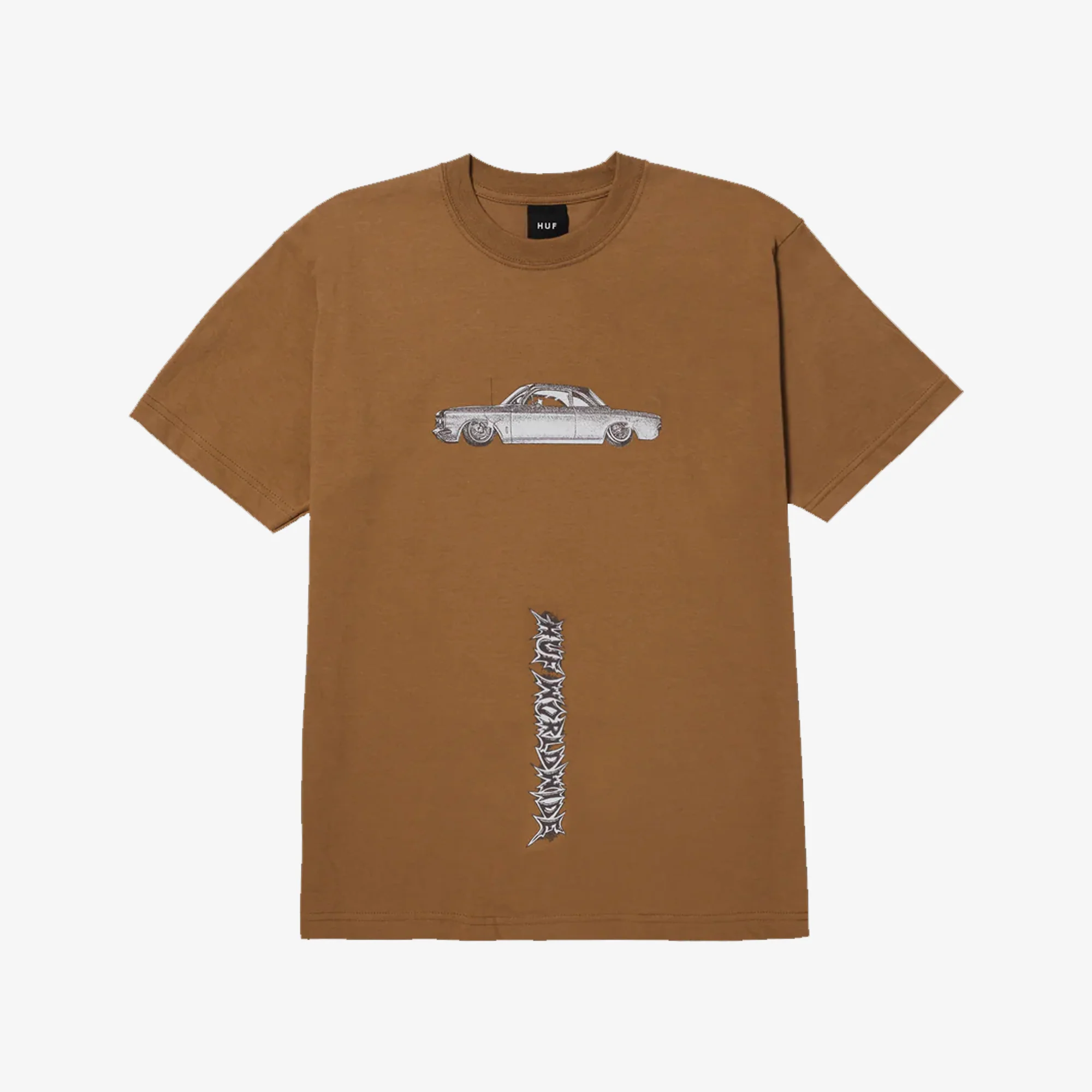 HUF | CAR CLUB T-SHIRT { CAMEL