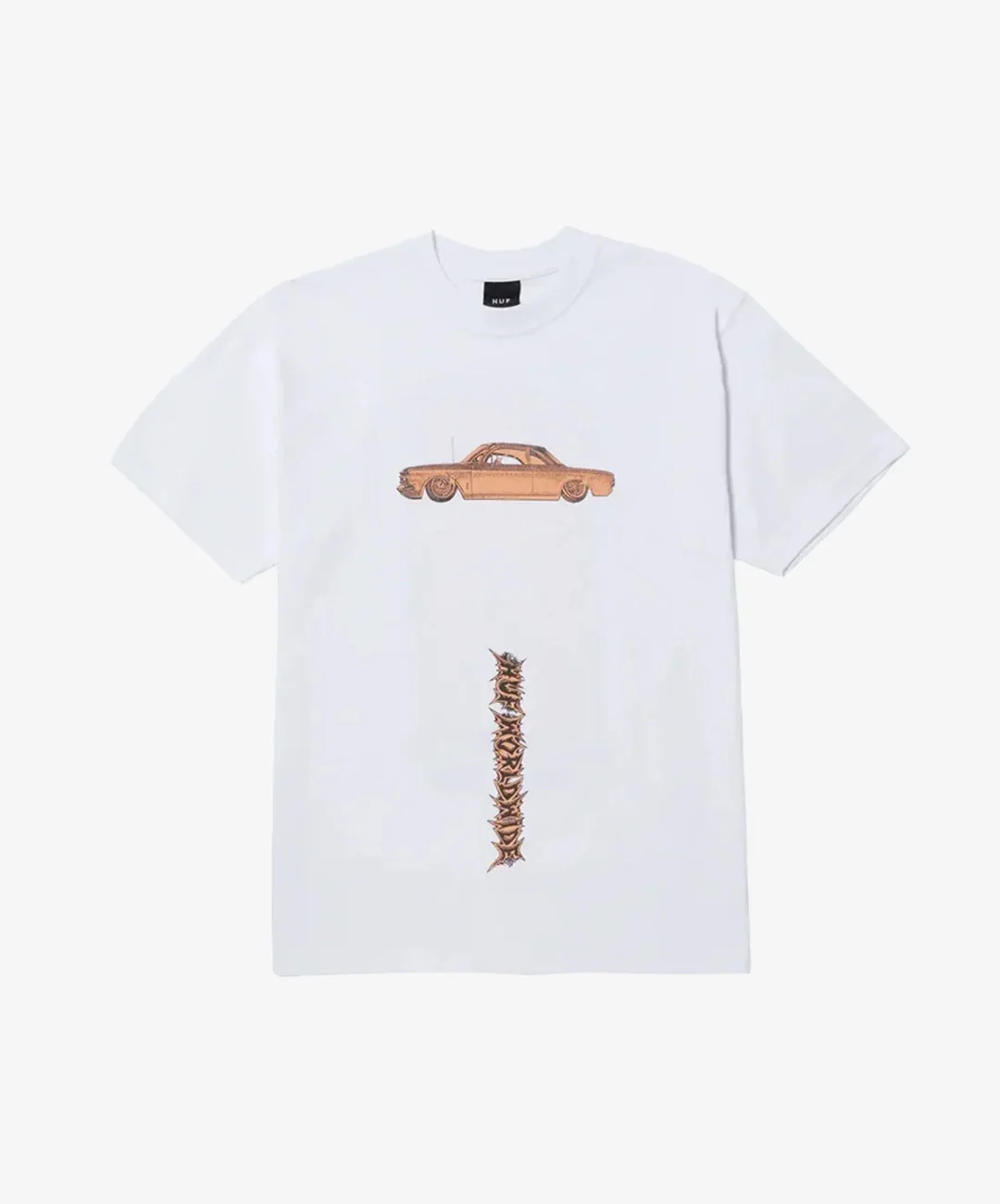 HUF | CAR CLUB T-SHIRT { WHITE
