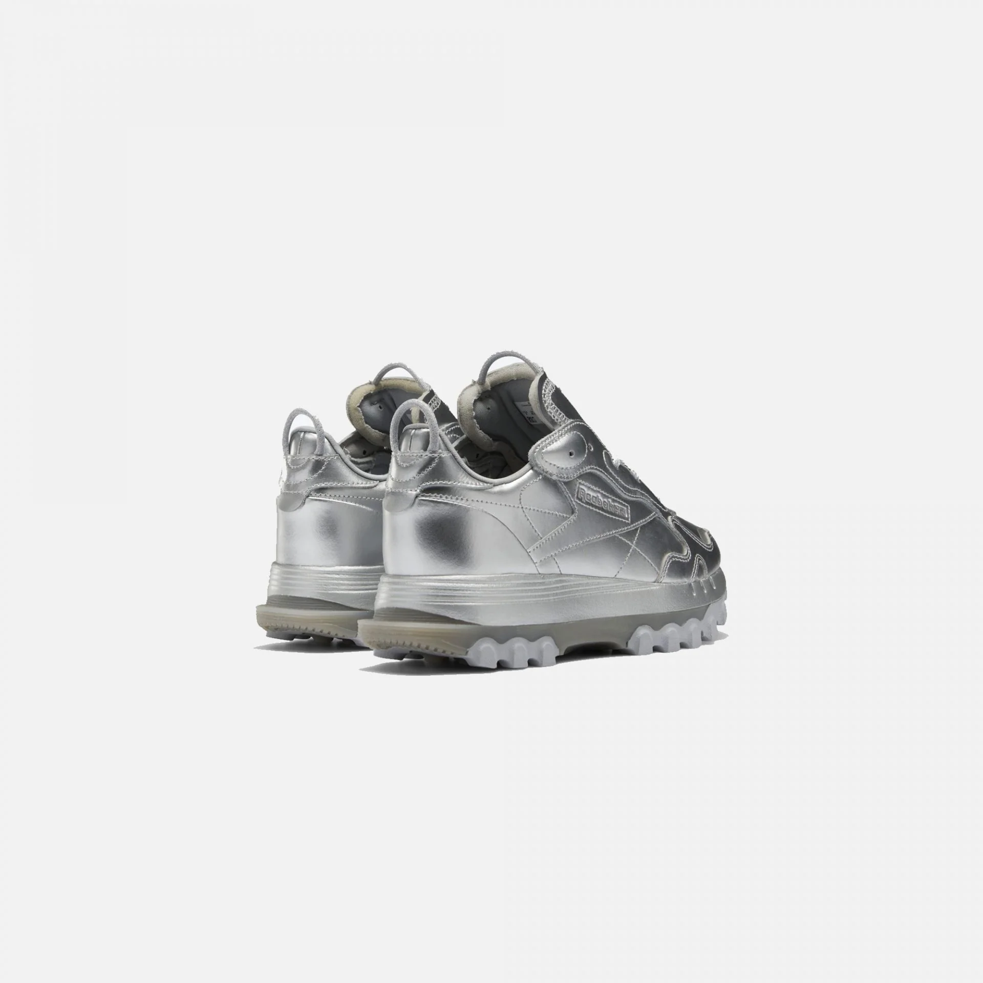 Reebok | CARDI B CLASSIC LEATHER SILVER METALLIC - Image 3