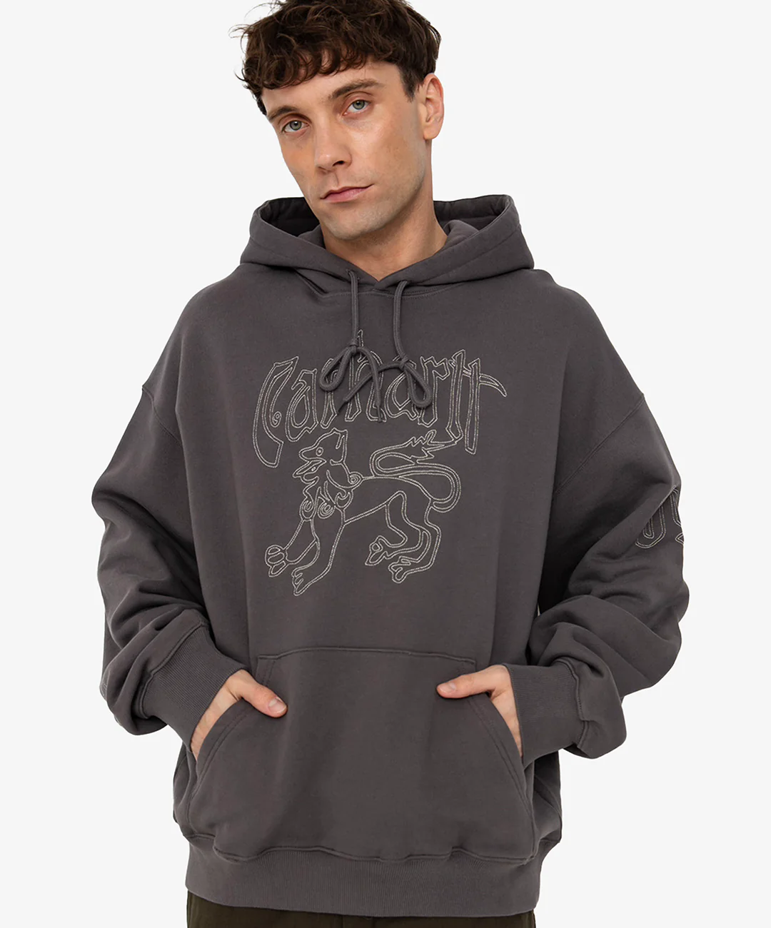 Carhartt | HOODED HACKWORK SWEATSHIRT { VITOLA/GLASSY PINK