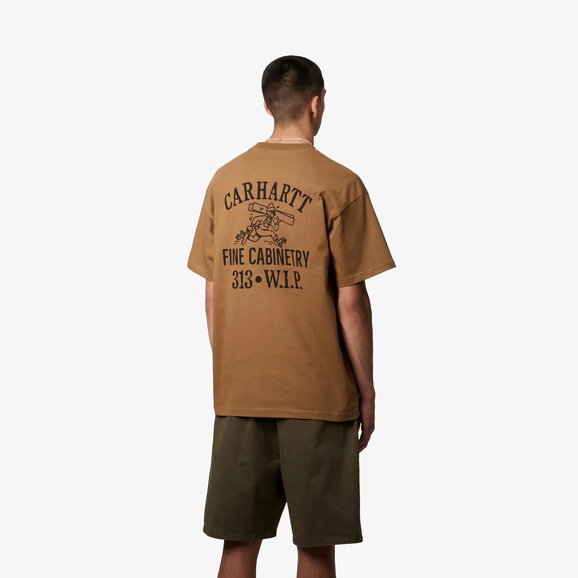 Carhartt | S/S CABINETRY T-SHIRT { BROWN - Image 4