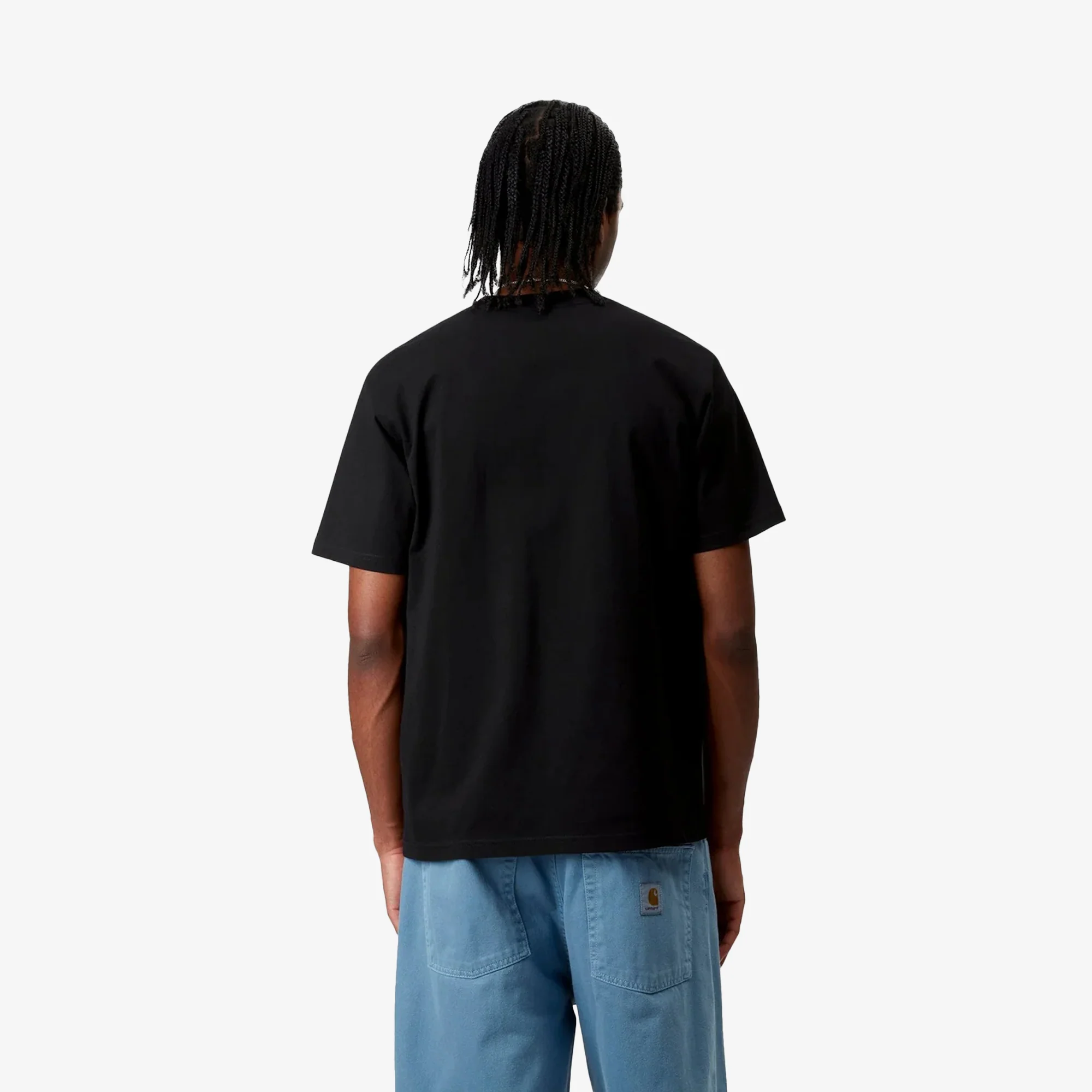 Carhartt | UNIVERSITY SCRIPT T-SHIRT { BLACK/WHITE - Image 5