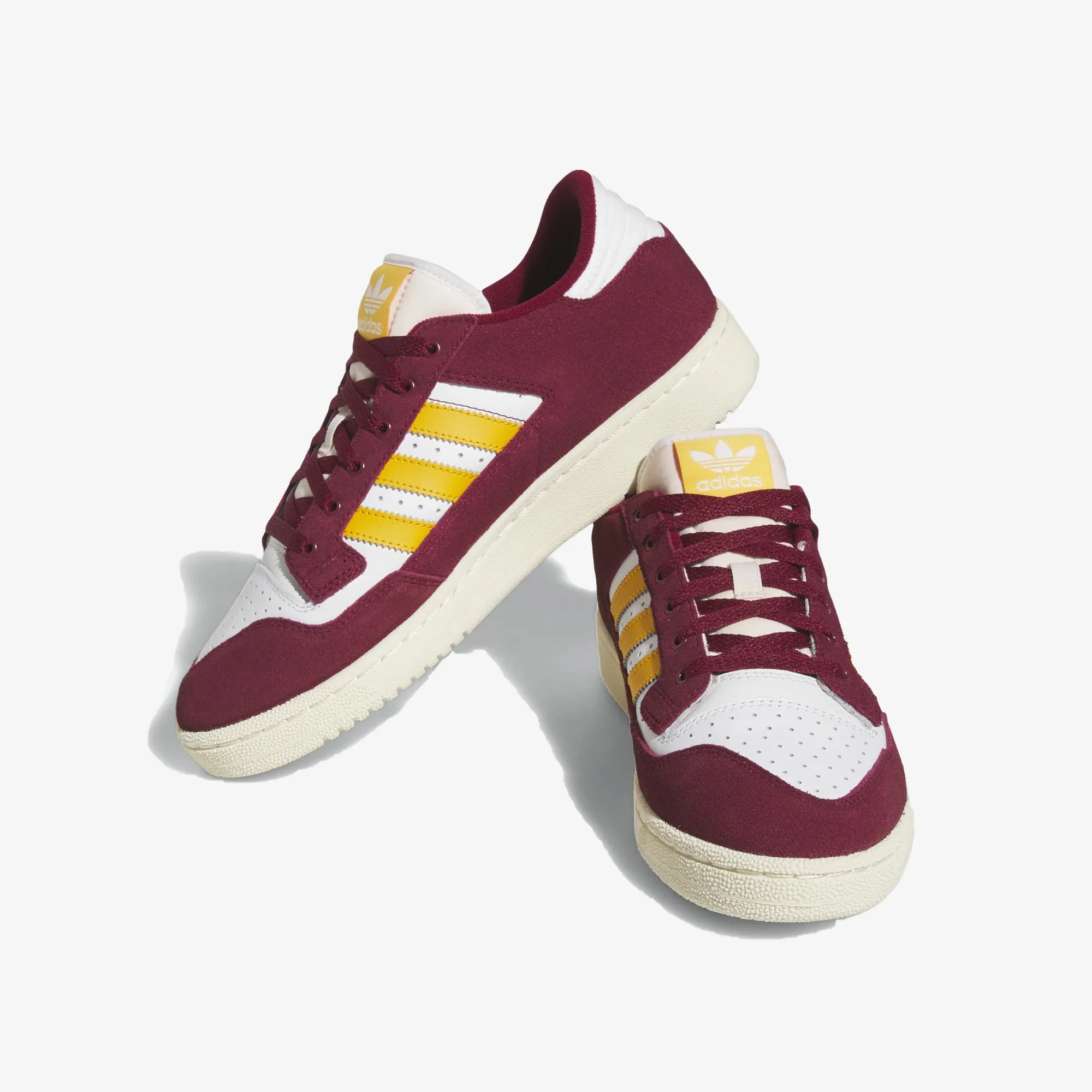 Adidas Originals | CENTENNIAL 85 LOW { COLLEGIATE BURGUNDY/GOLD/WHITE - Image 2